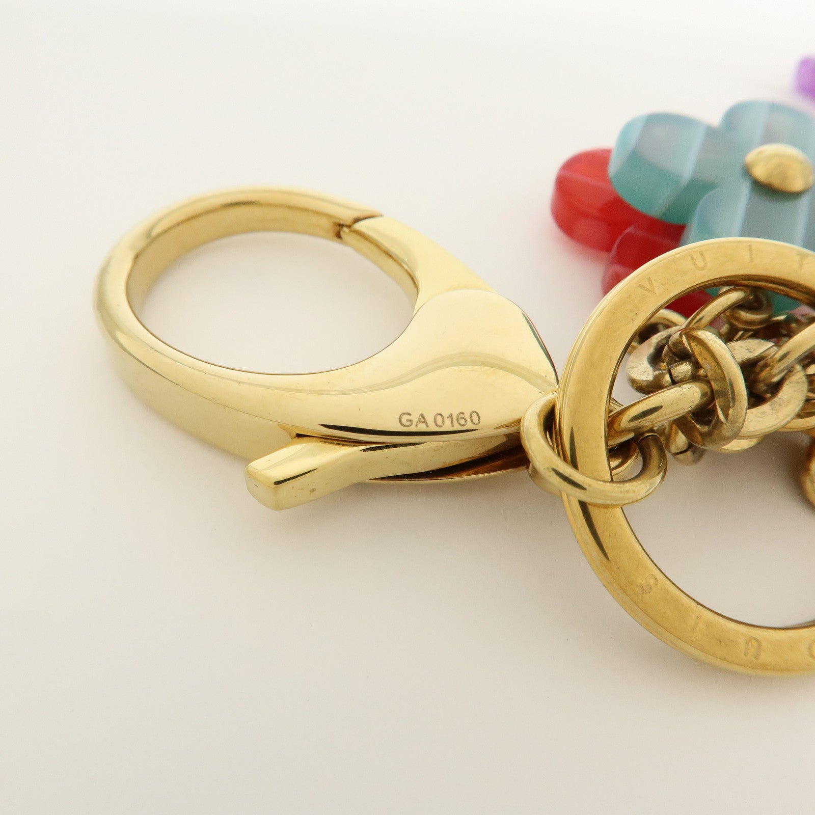 Louis Vuitton Porte Cles Pop Flower Key Chain Multicolor M66144