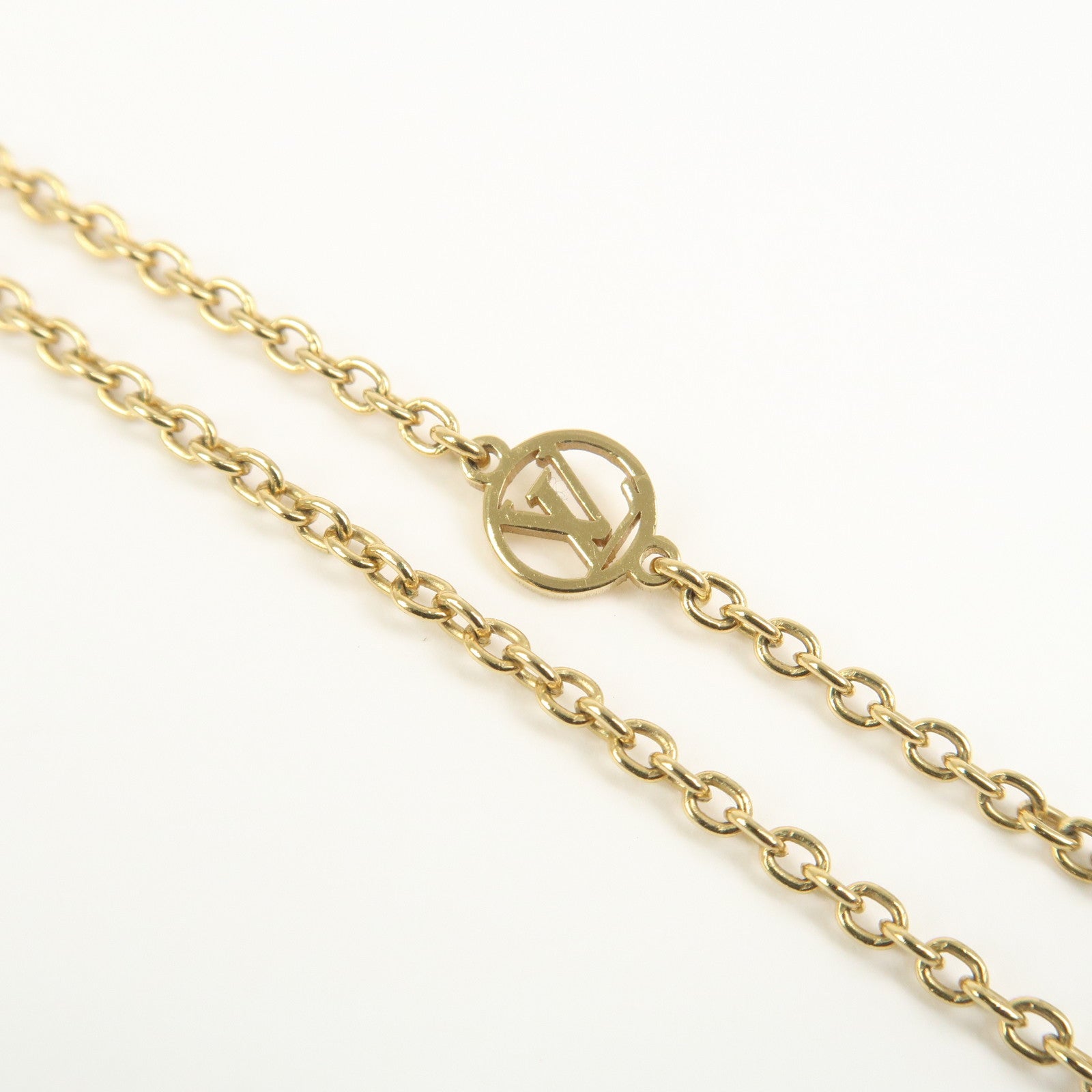 Louis Vuitton Collier Essential V Planet Rhinestone Necklace M68920