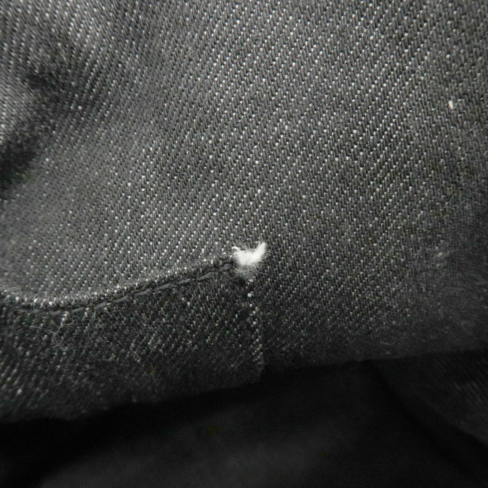 PRADA Triangle Logo Canapa Mini Bijou Denim Canvas 2Way Bag BN2439