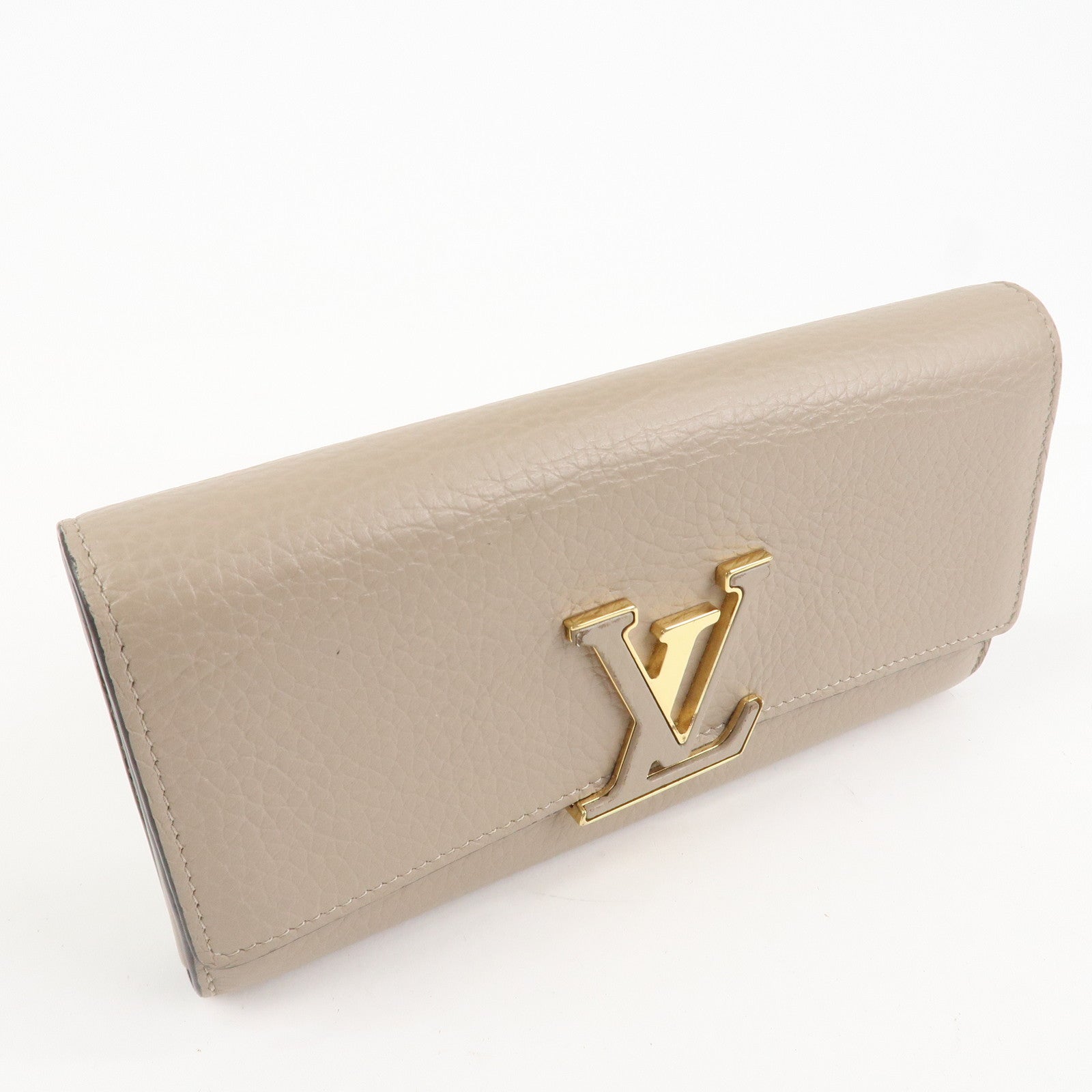 Louis Vuitton Portefeuille Capcines Taurillon Leather Wallet M61249 Used