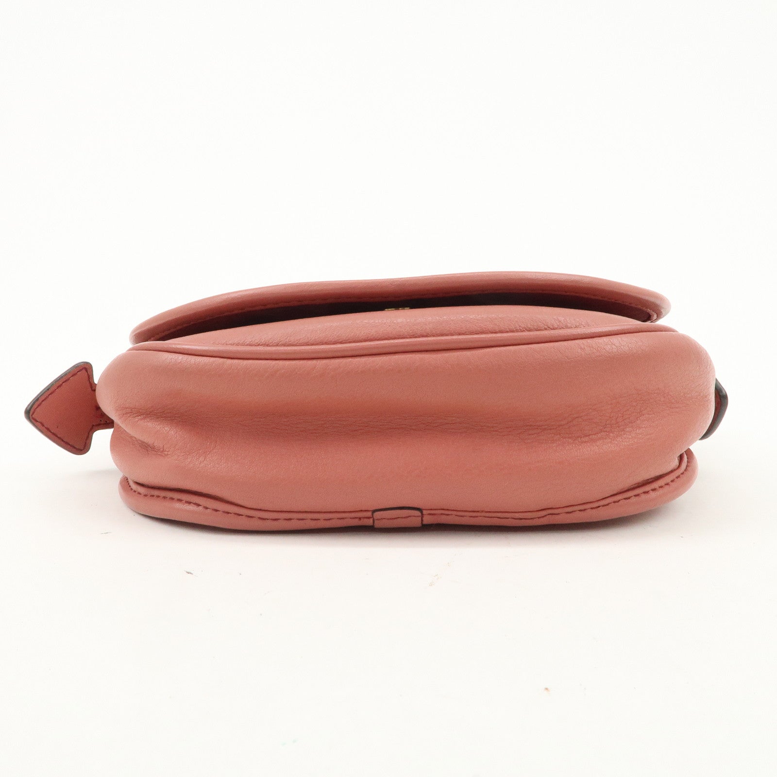 LOEWE Heritage Leather Shoulder Bag Crossbody Bag Pink