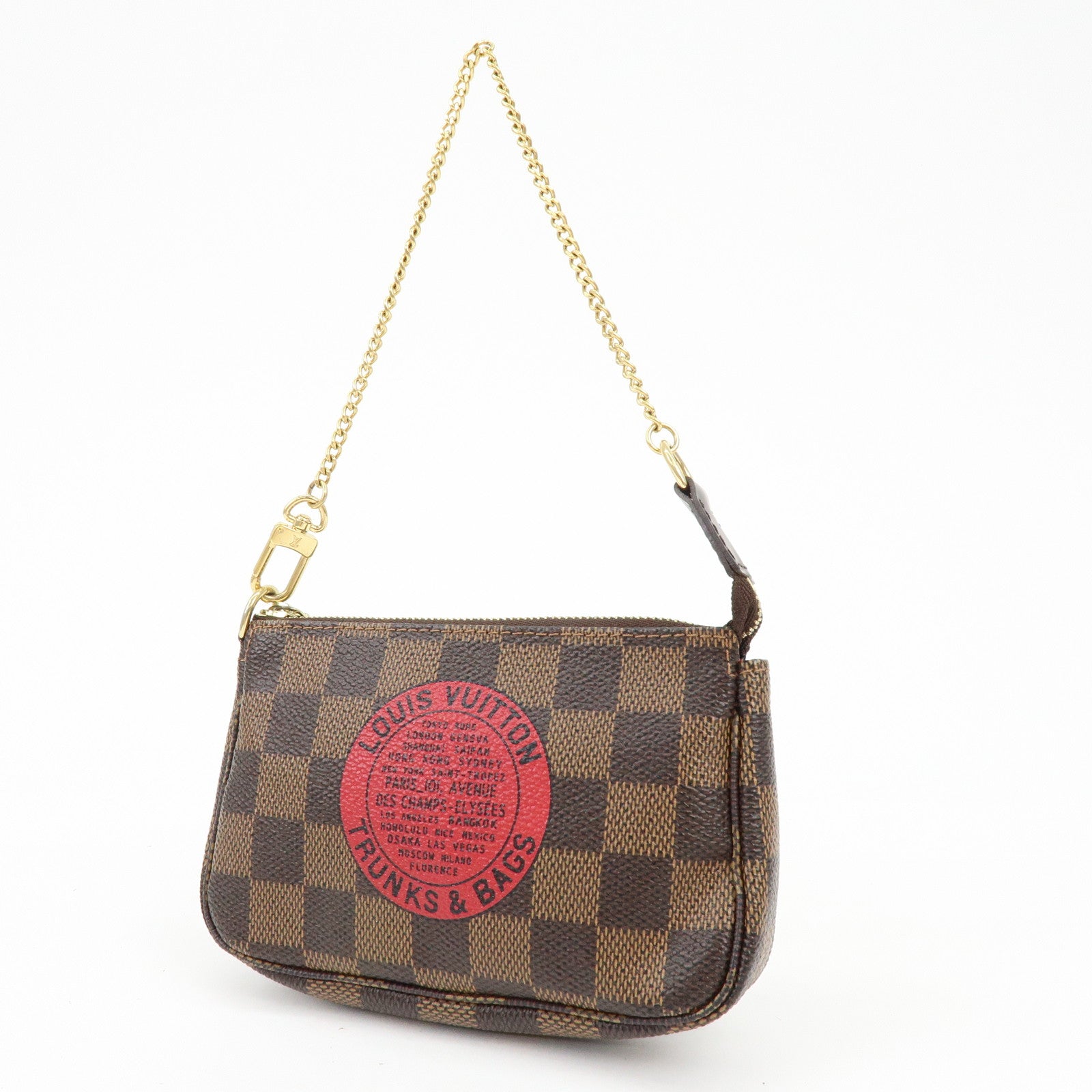 Louis Vuitton Damier T&B Mini Pochette Accessoires Pouch N58011