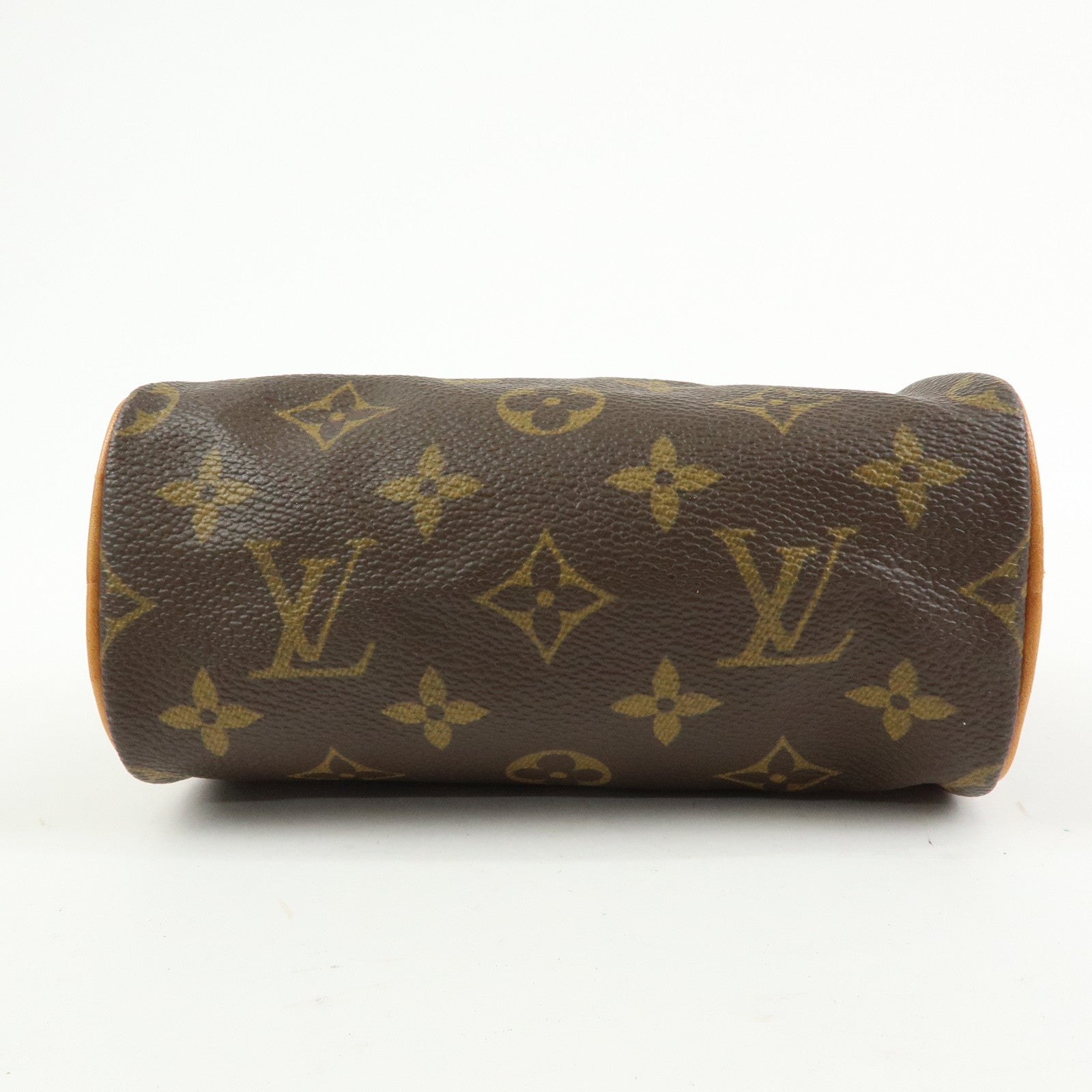 Louis Vuitton Monogram Mini Speedy Hand Bag & Strap Brown M41534