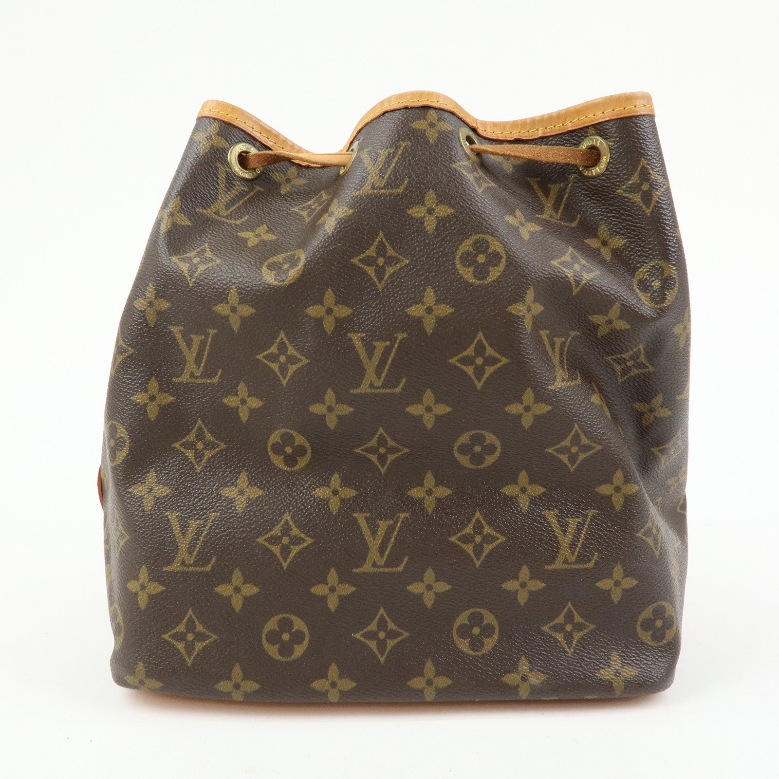 Louis Vuitton Monogram Petit Noe Shoulder Bag Brown M42226