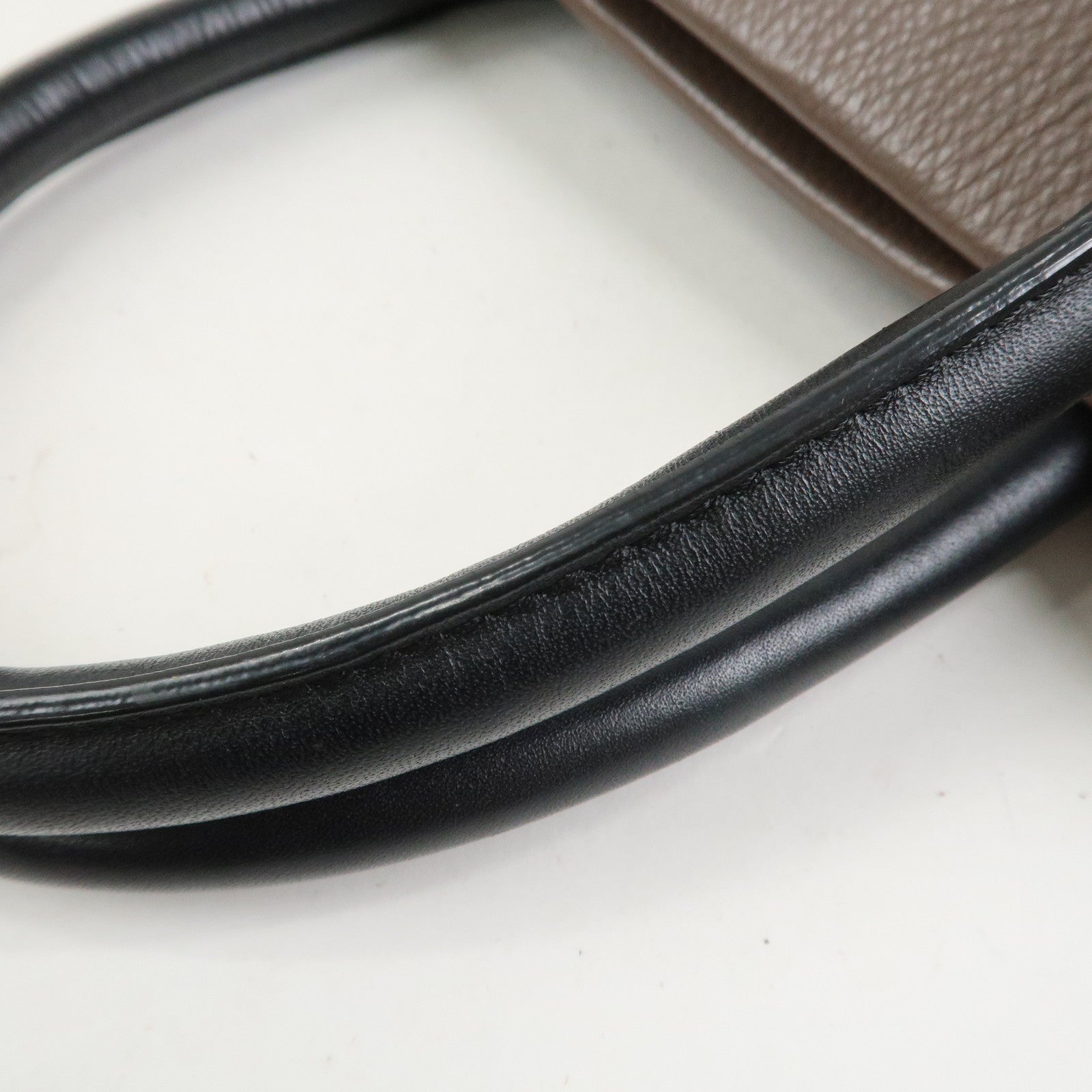 Chloe See by Chloe Leather Tote Bag Hand Bag Gray