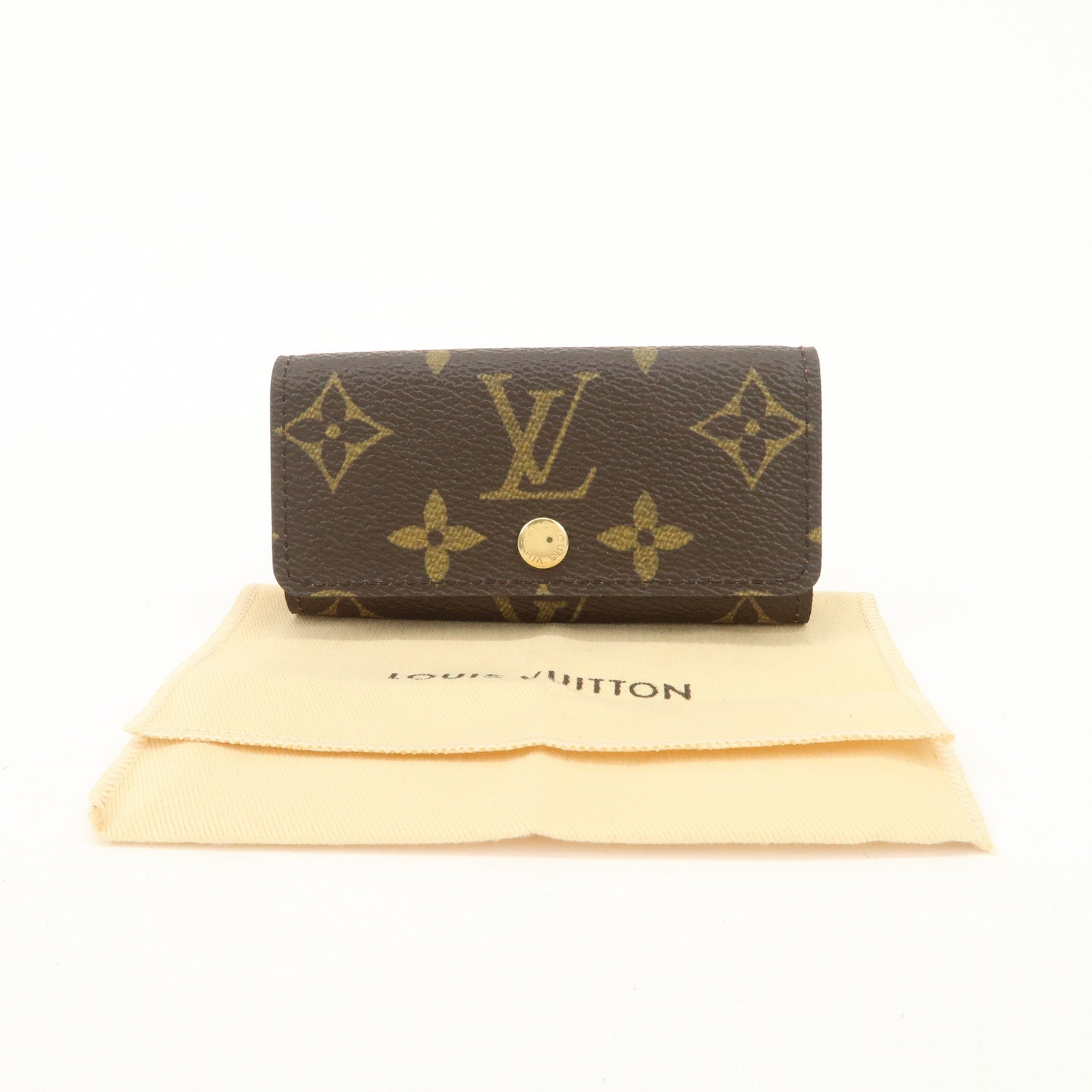 Louis Vuitton Monogram Multicles 4 Key Case Brown M69517