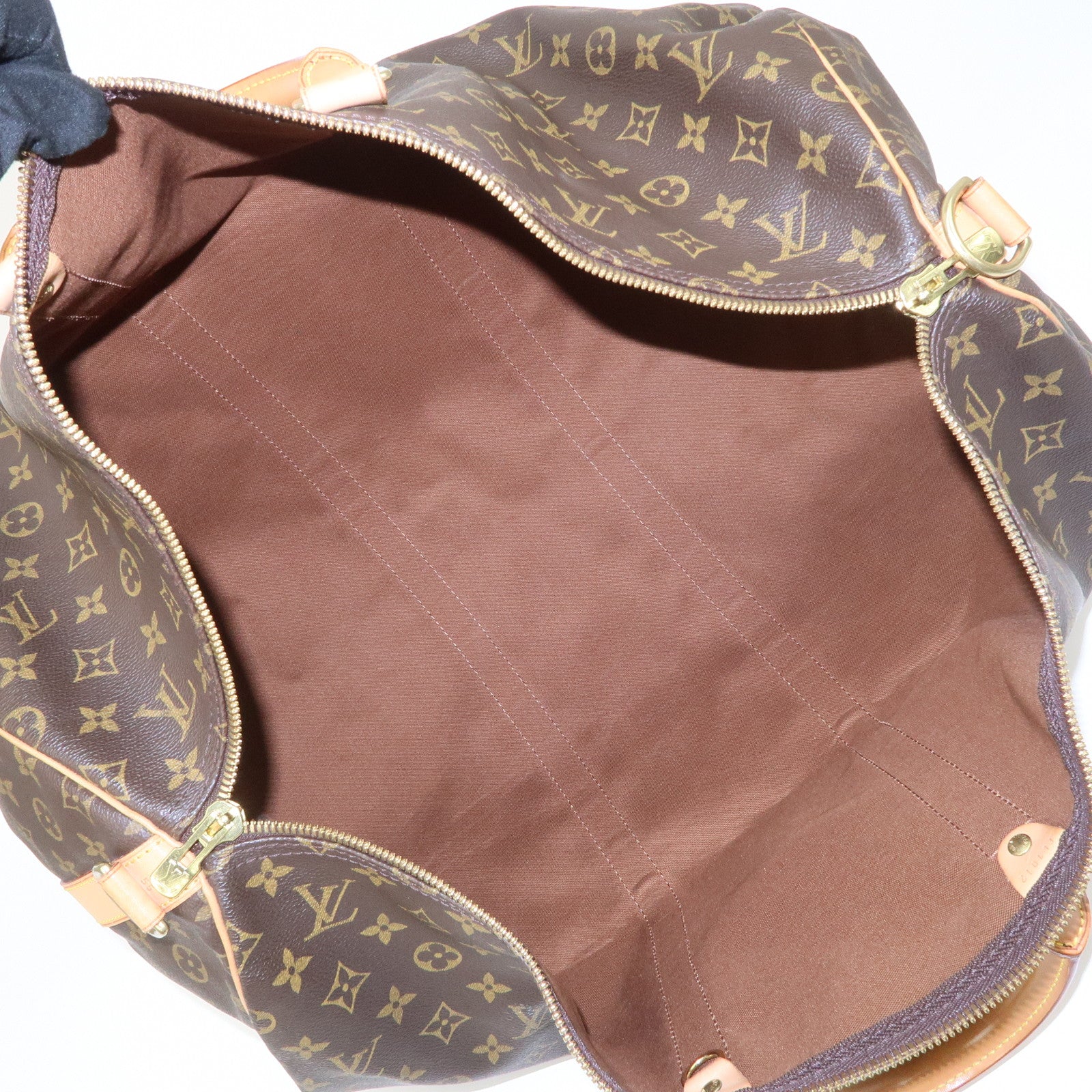 Louis Vuitton Monogram Keep All Bandouliere 55 Boston Bag M41414