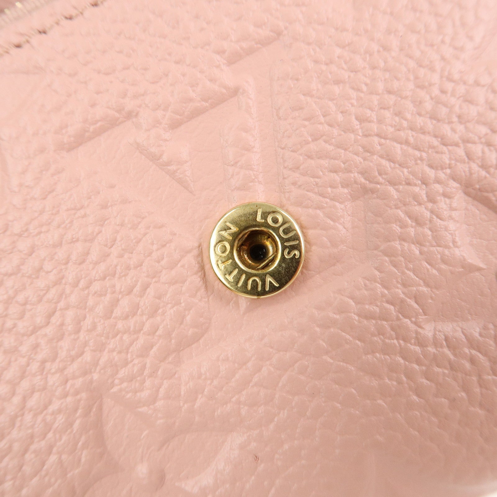 Louis Vuitton Leather Portefeuille Zoe Compact Wallet Pink M62936