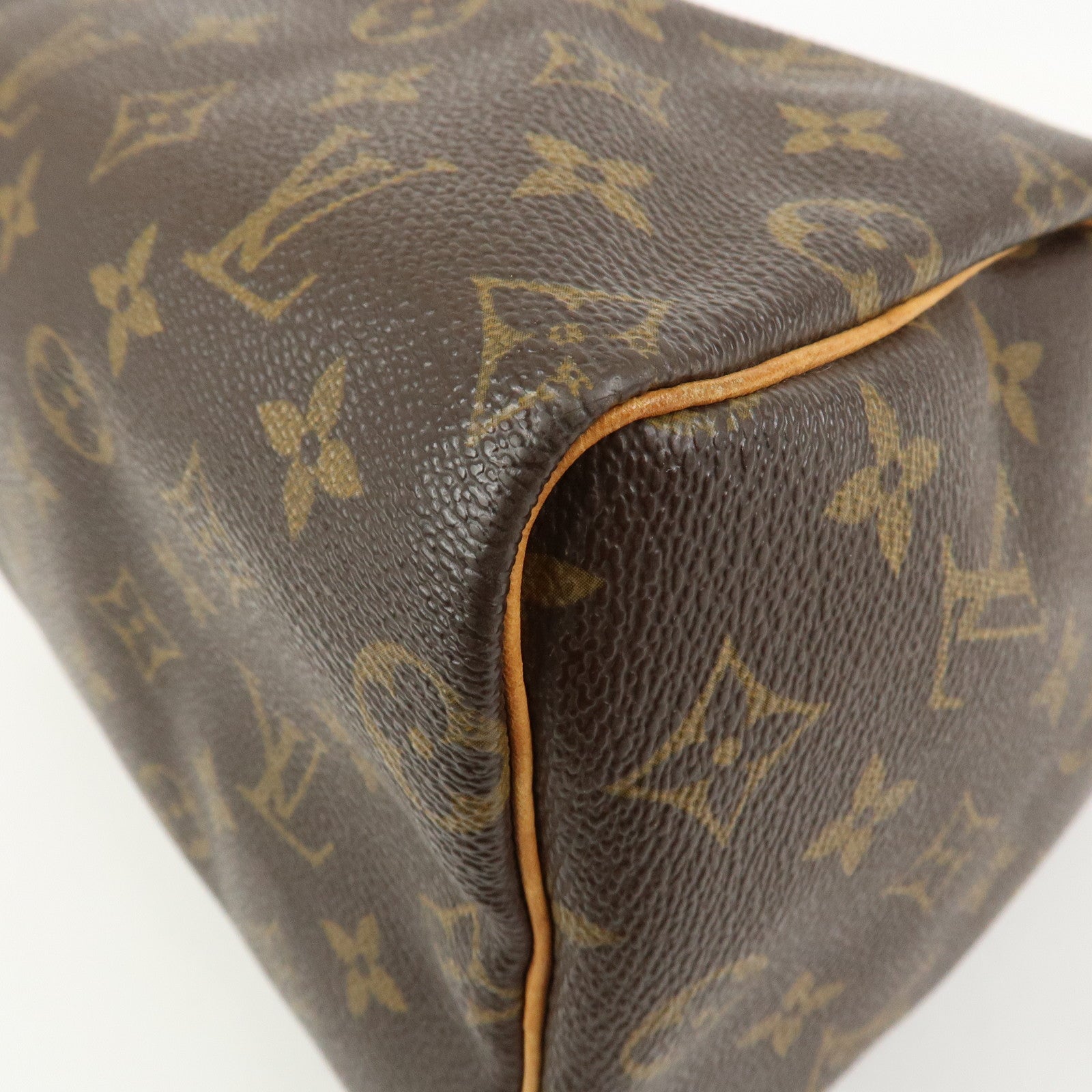 Louis Vuitton Monogram Speedy 25 Boston Bag Hand Bag Brown M41528
