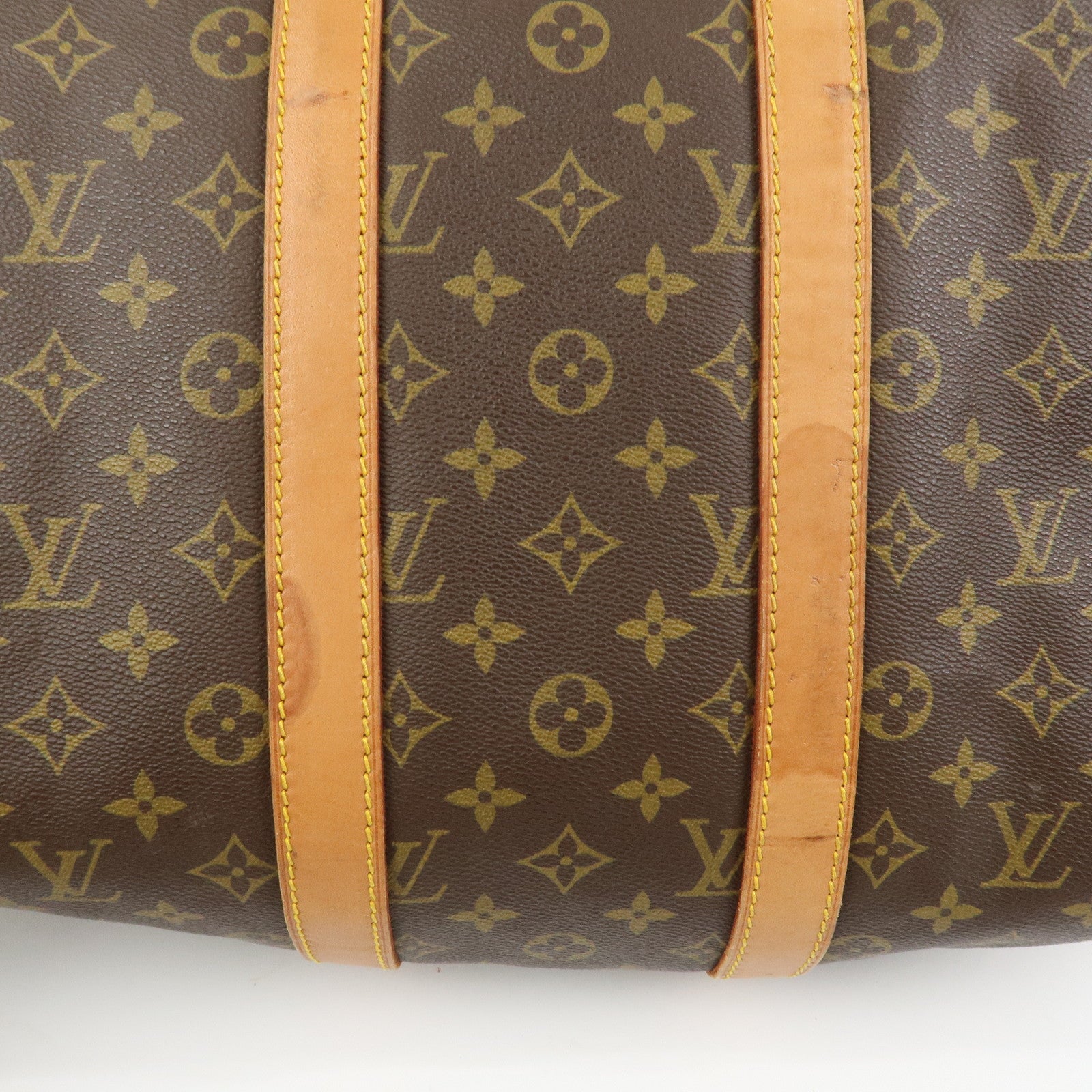 Louis Vuitton Monogram Keep All 45 Boston Bag Brown M41428