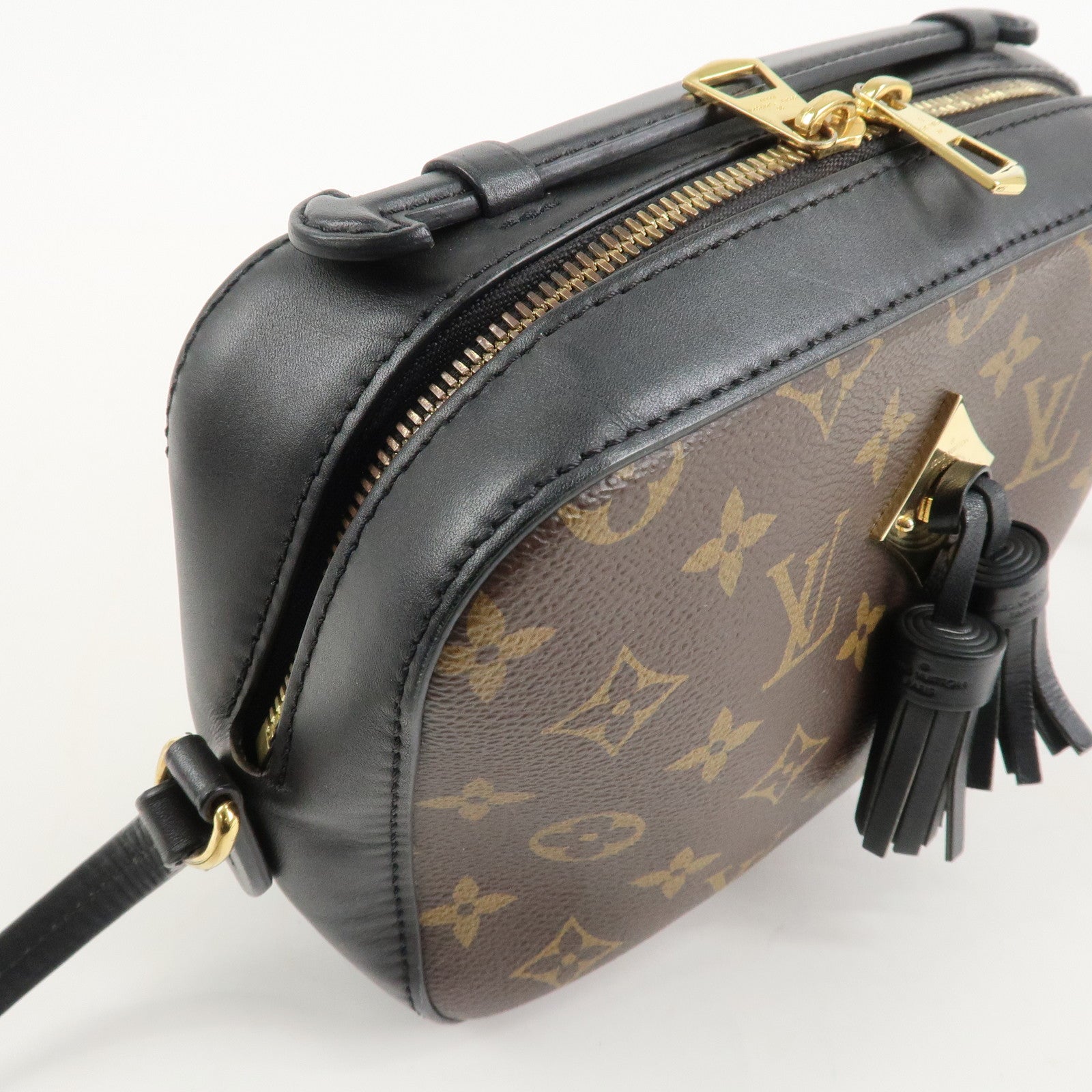 Louis Vuitton Monogram Saintonge Shoulder Bag Noir M43555 Used