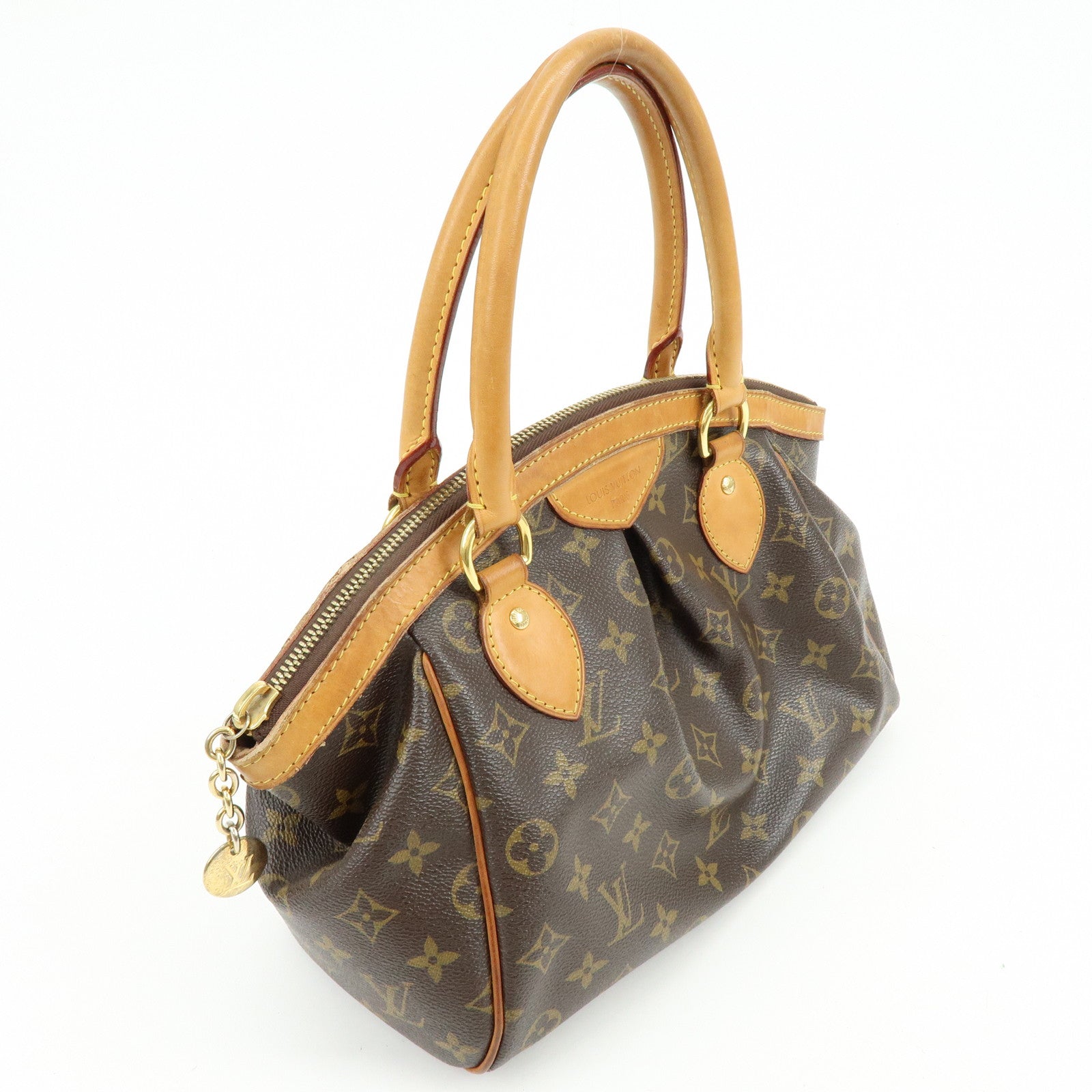 Louis Vuitton Monogram Tivoli PM Hand Bag Shoulder Bag Brown M40143