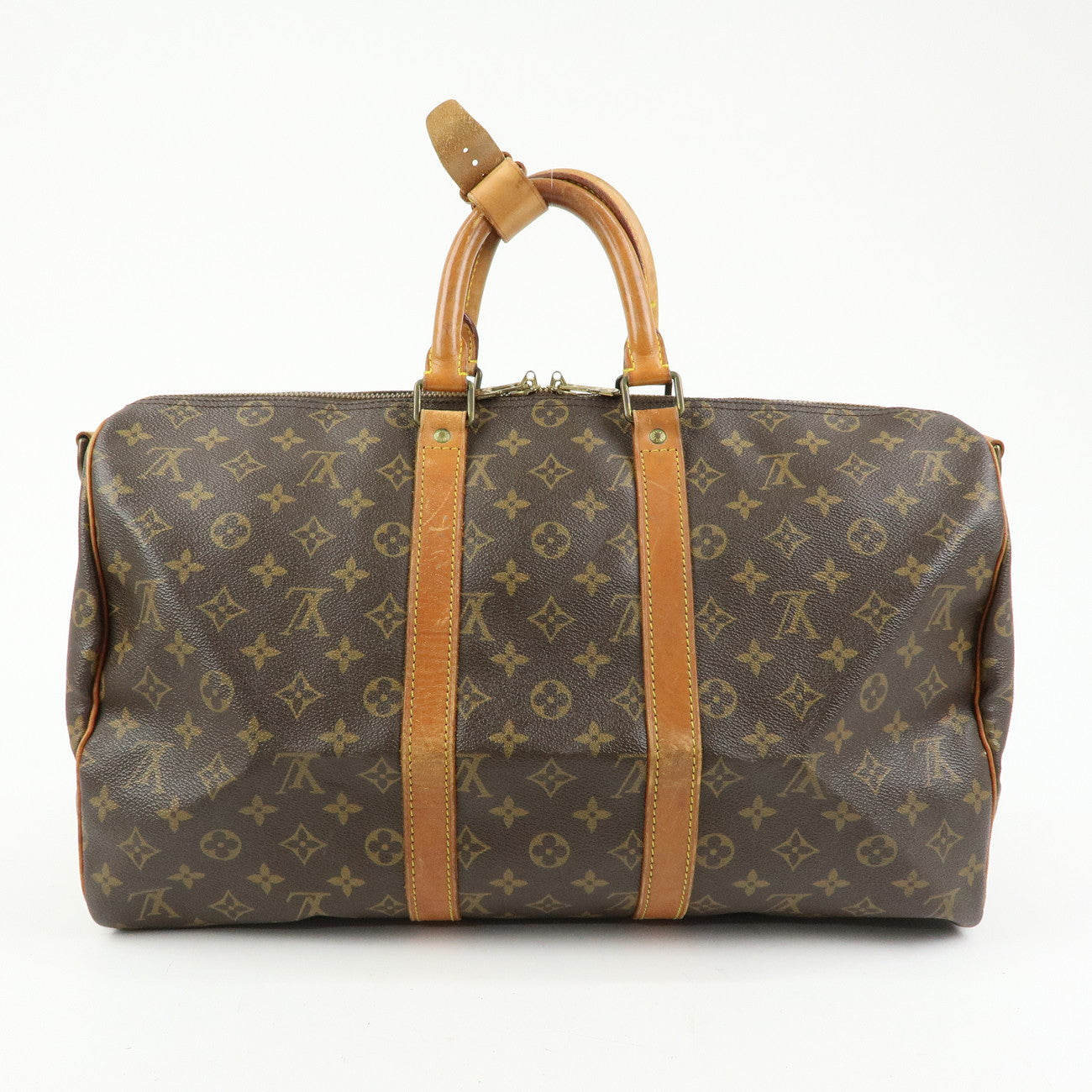 Louis Vuitton Monogram Keep All Bandouliere 45 Boston Bag M41418