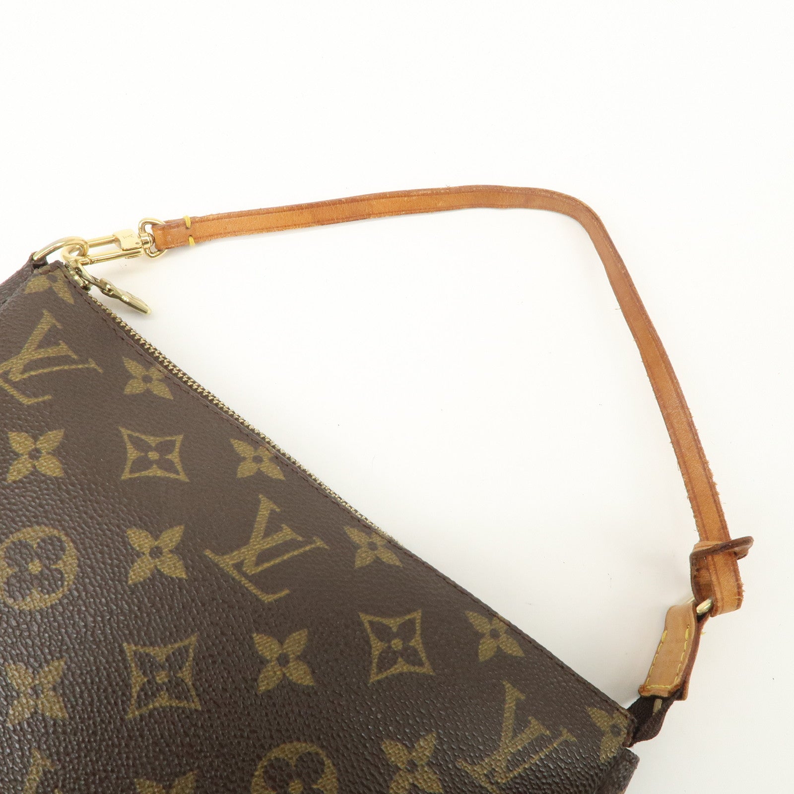 Louis Vuitton Monogram Pochette Accessoires Hand Bag Brown M51980