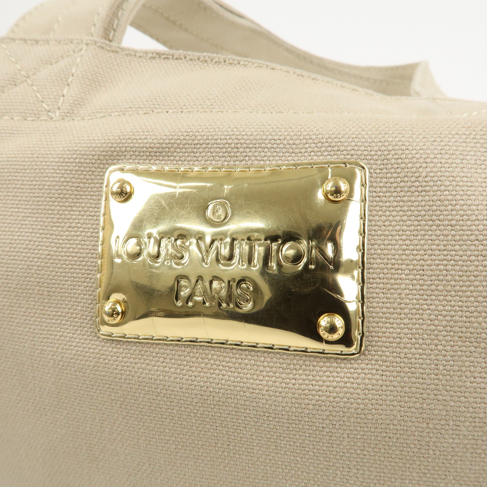 Louis Vuitton Canvas That's Love Tote Bag Hand Bag Ivory M95468 Used