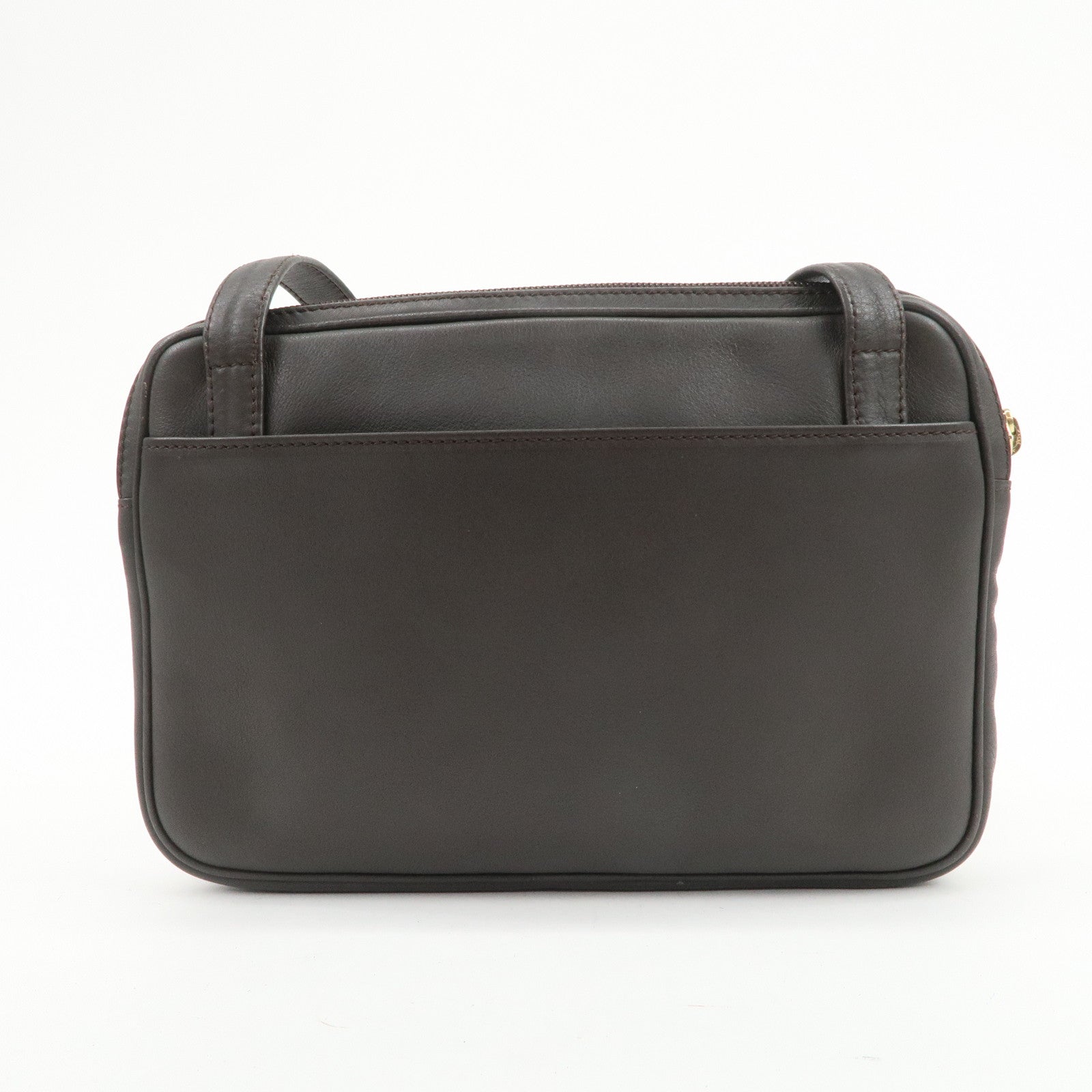 LOEWE Anagram Suede Leather Shoulder Bag Crossbody Bag Brown