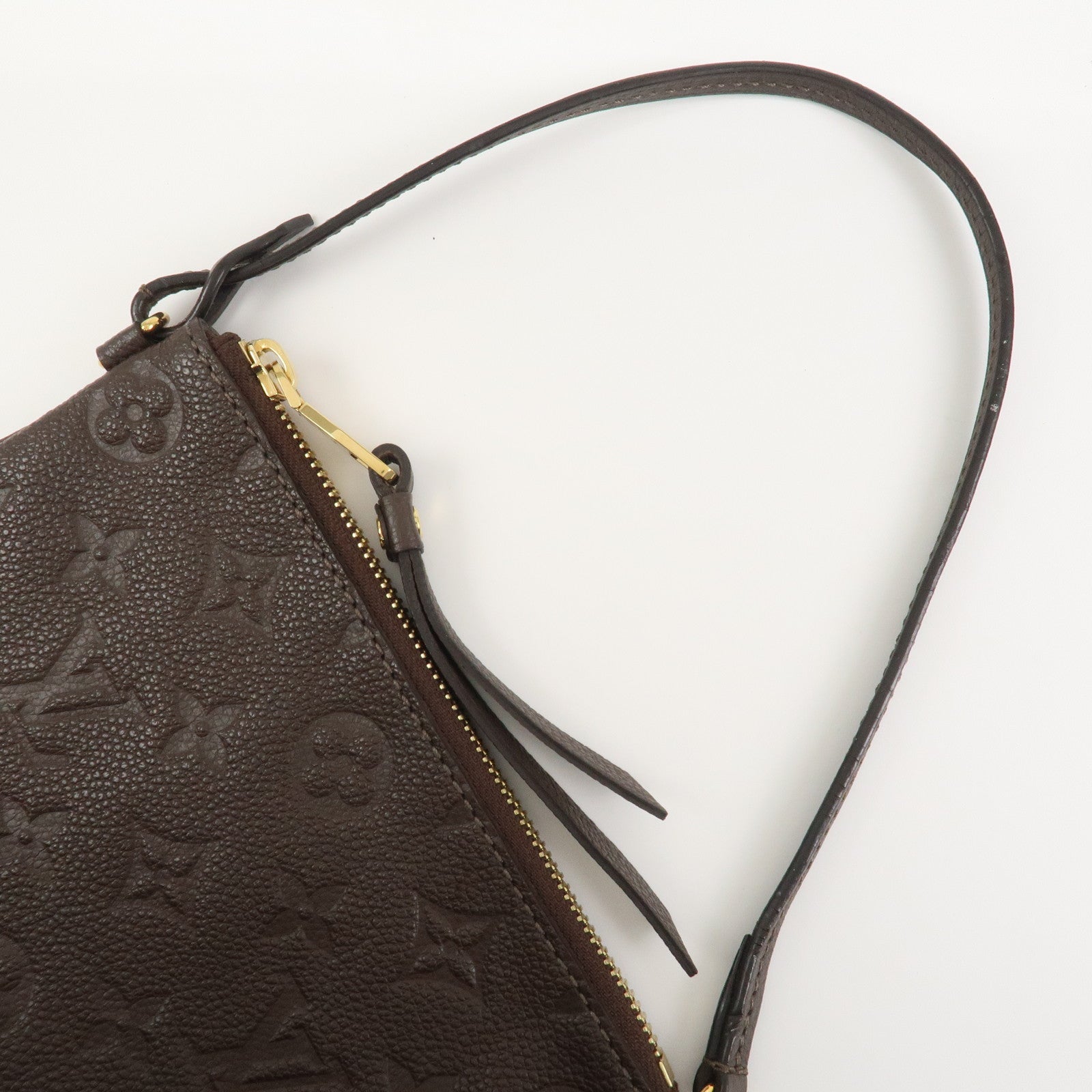 Louis Vuitton Monogram Empreinte Leather Pouch For Citadines Taupe