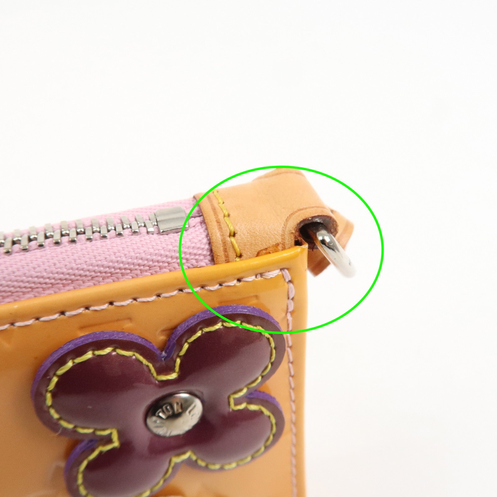 Louis Vuitton Monogram Vernis Flower Lexington Pouch M92248