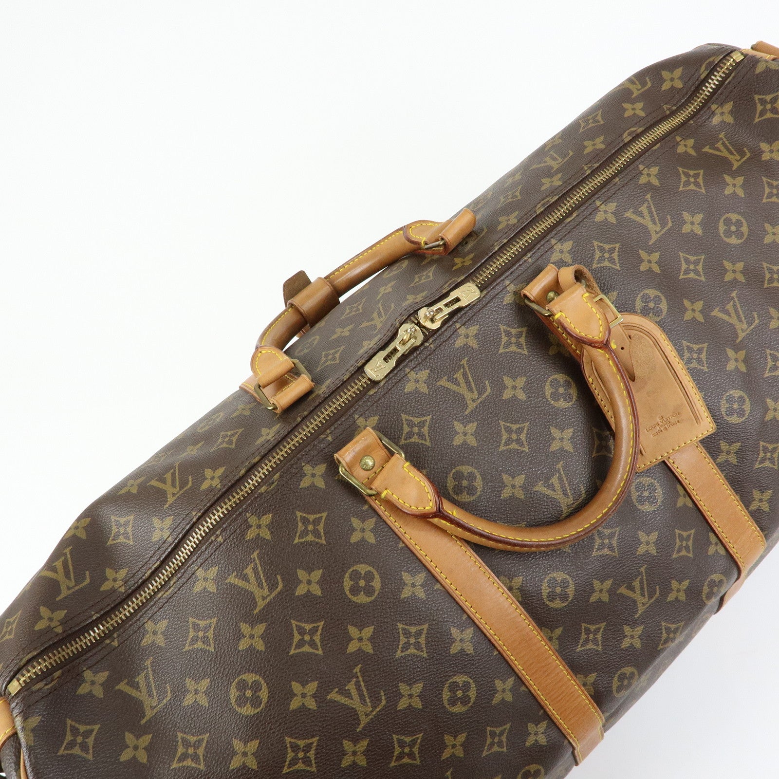 Louis Vuitton Monogram Keep All 60 Boston Bag Brown M41422