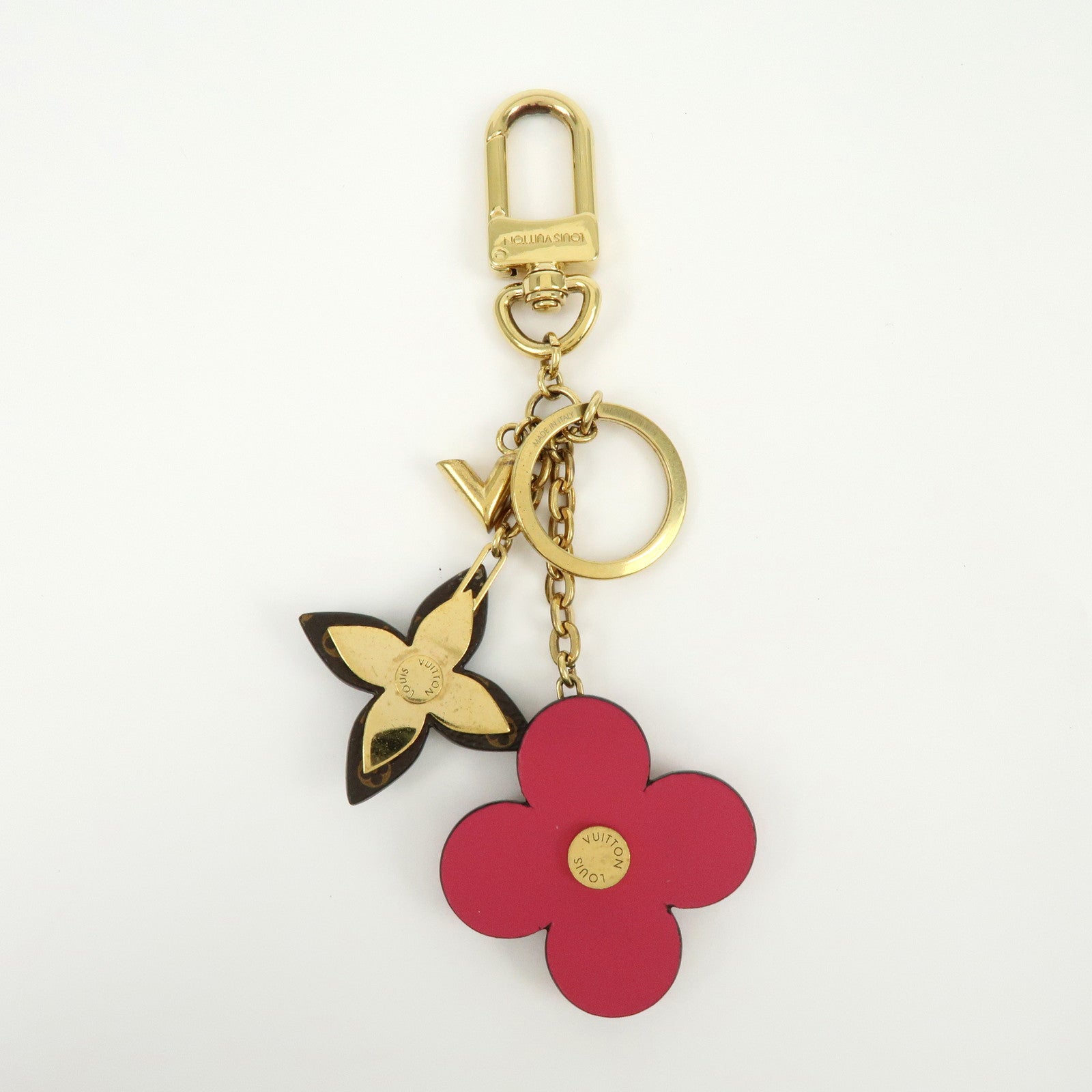 Louis Vuitton Porte Cles Blooming Flower Bag Charm Key Chain M63084