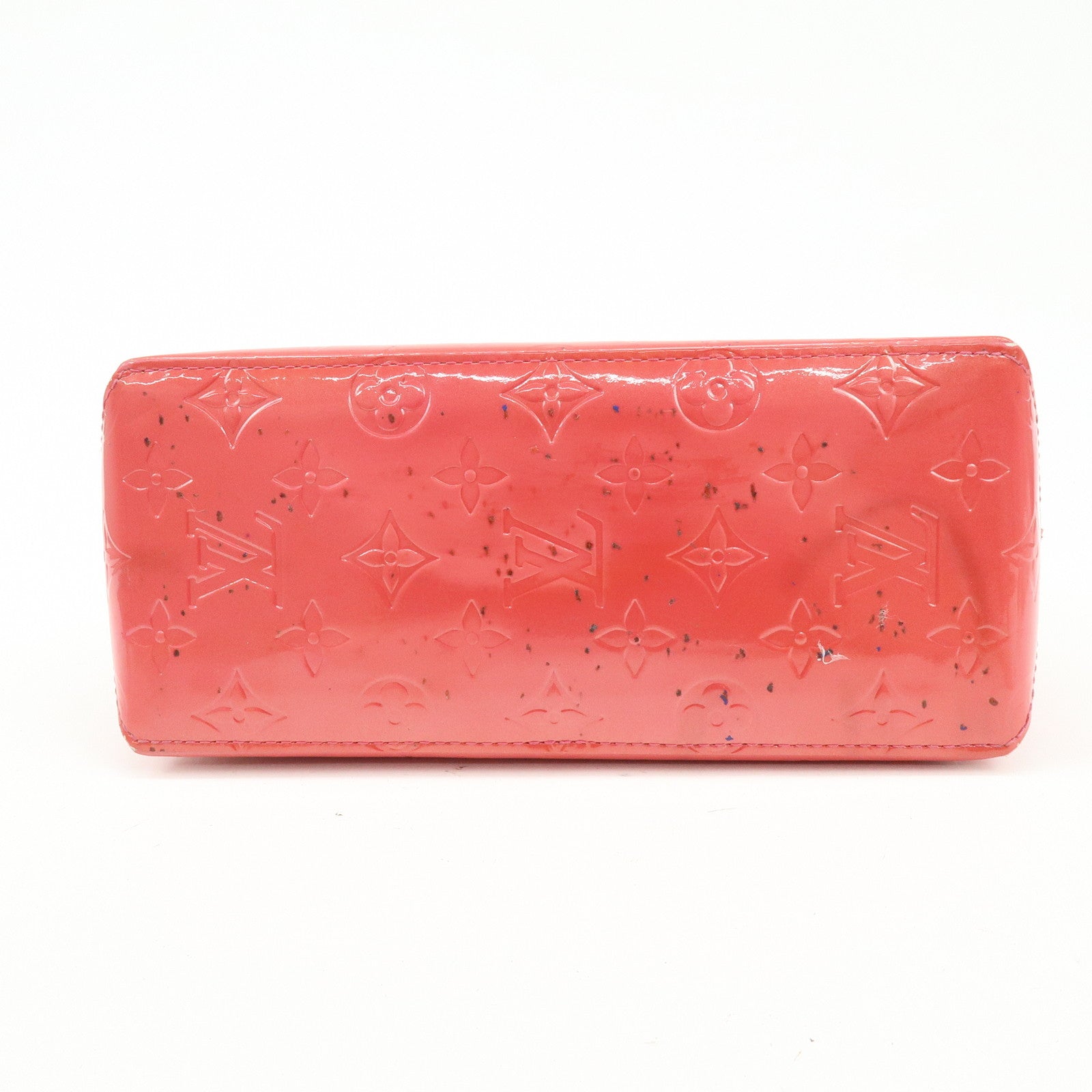 Louis Vuitton Monogram Vernis Reade PM Hand Bag Framboise M9132F