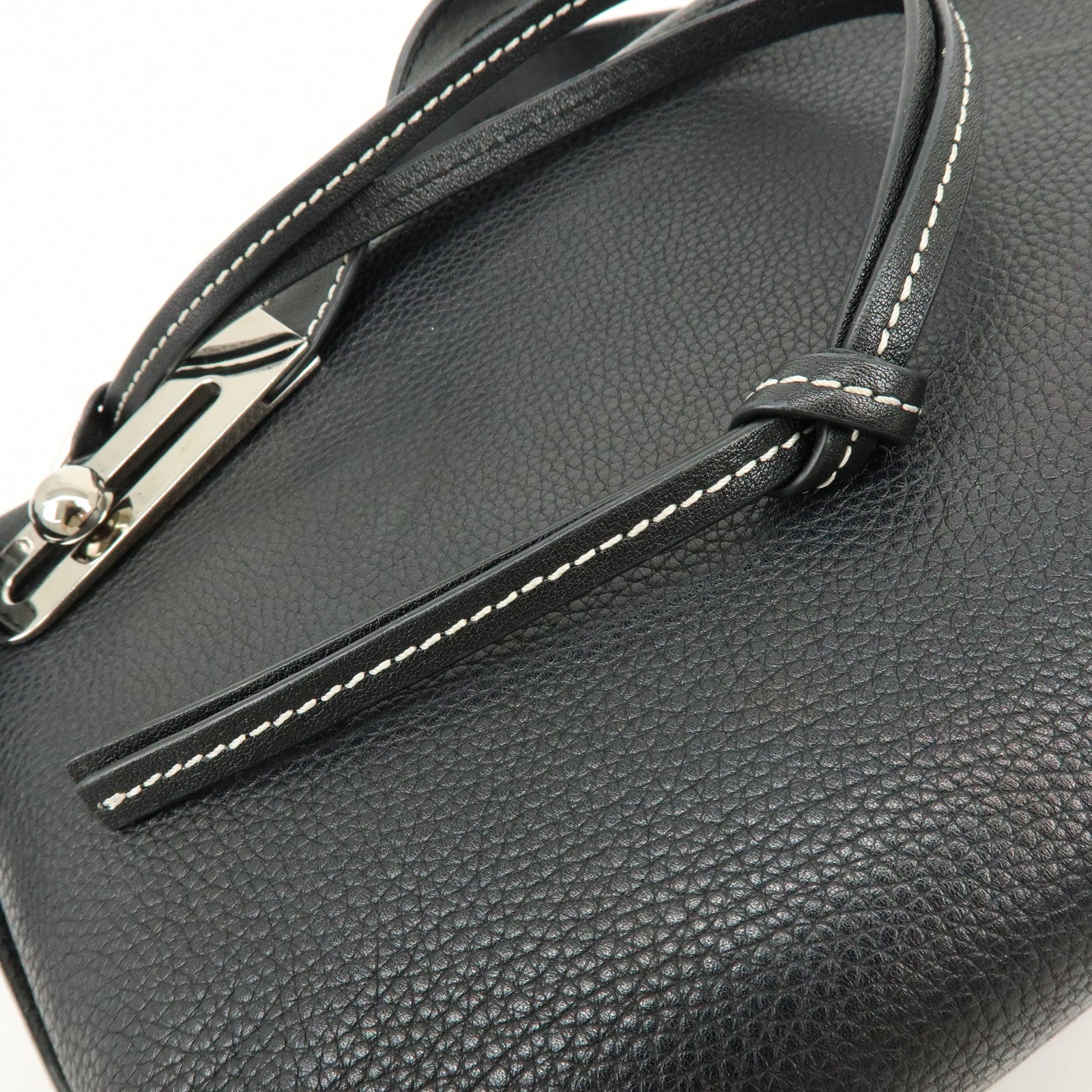 LOEWE Anagram Missy Small Calf Leather 2Way Bag Shoulder Bag Black