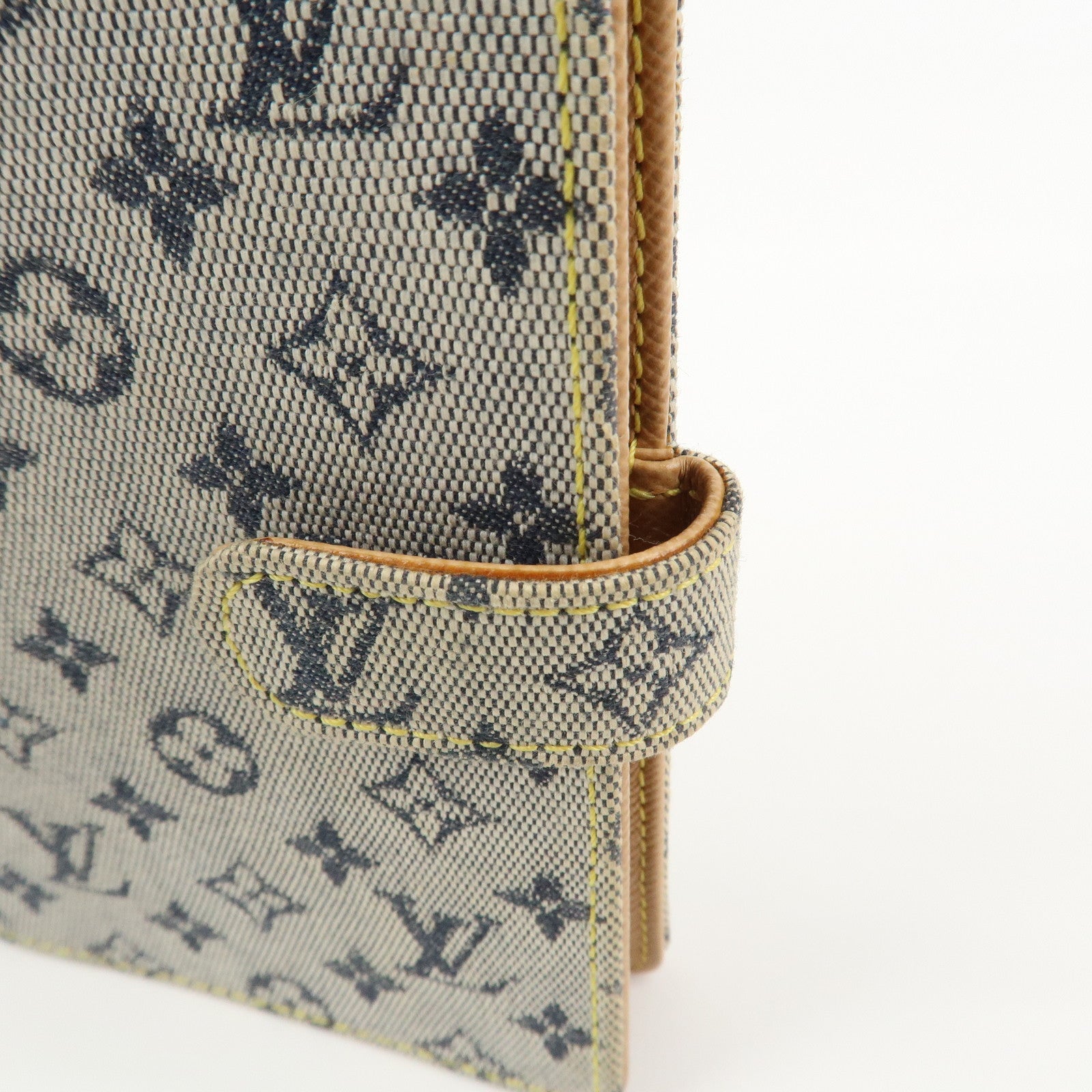 Louis Vuitton Monogram Mini Agenda PM Planner Cover Blue R20910