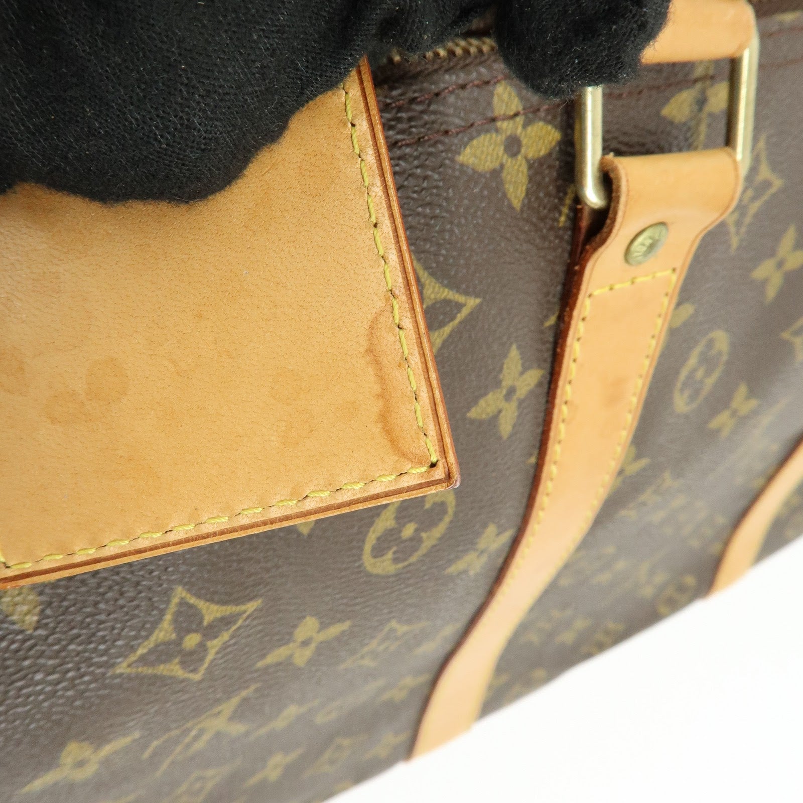 Louis Vuitton Monogram Keep All Bandouliere 60 Boston Bag M41412