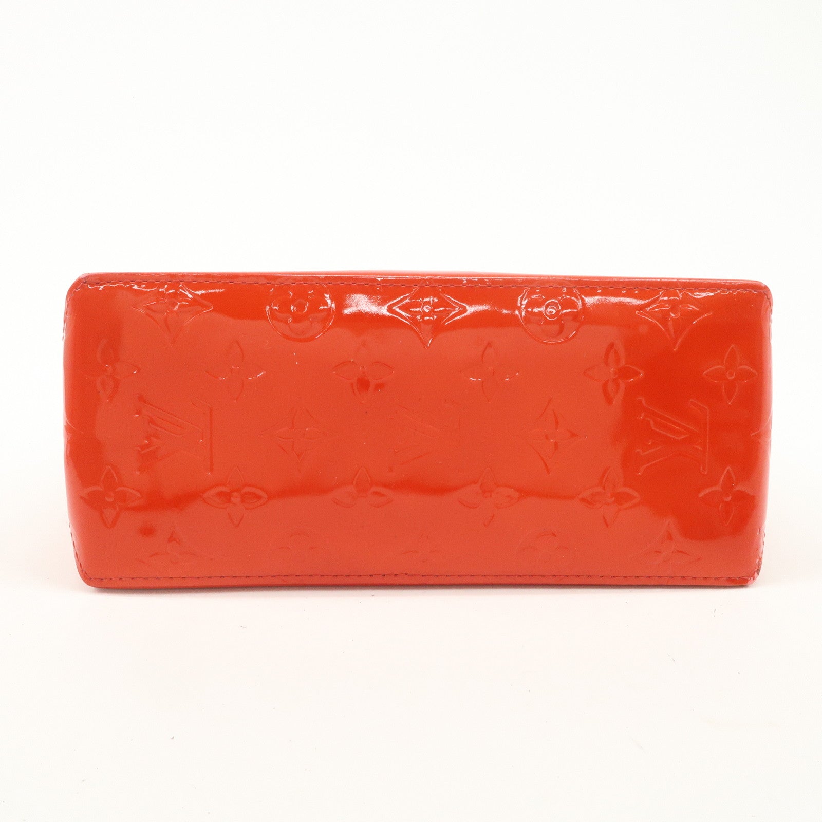 Louis Vuitton Monogram Vernis Lead PM Hand Bag Rouge M91088