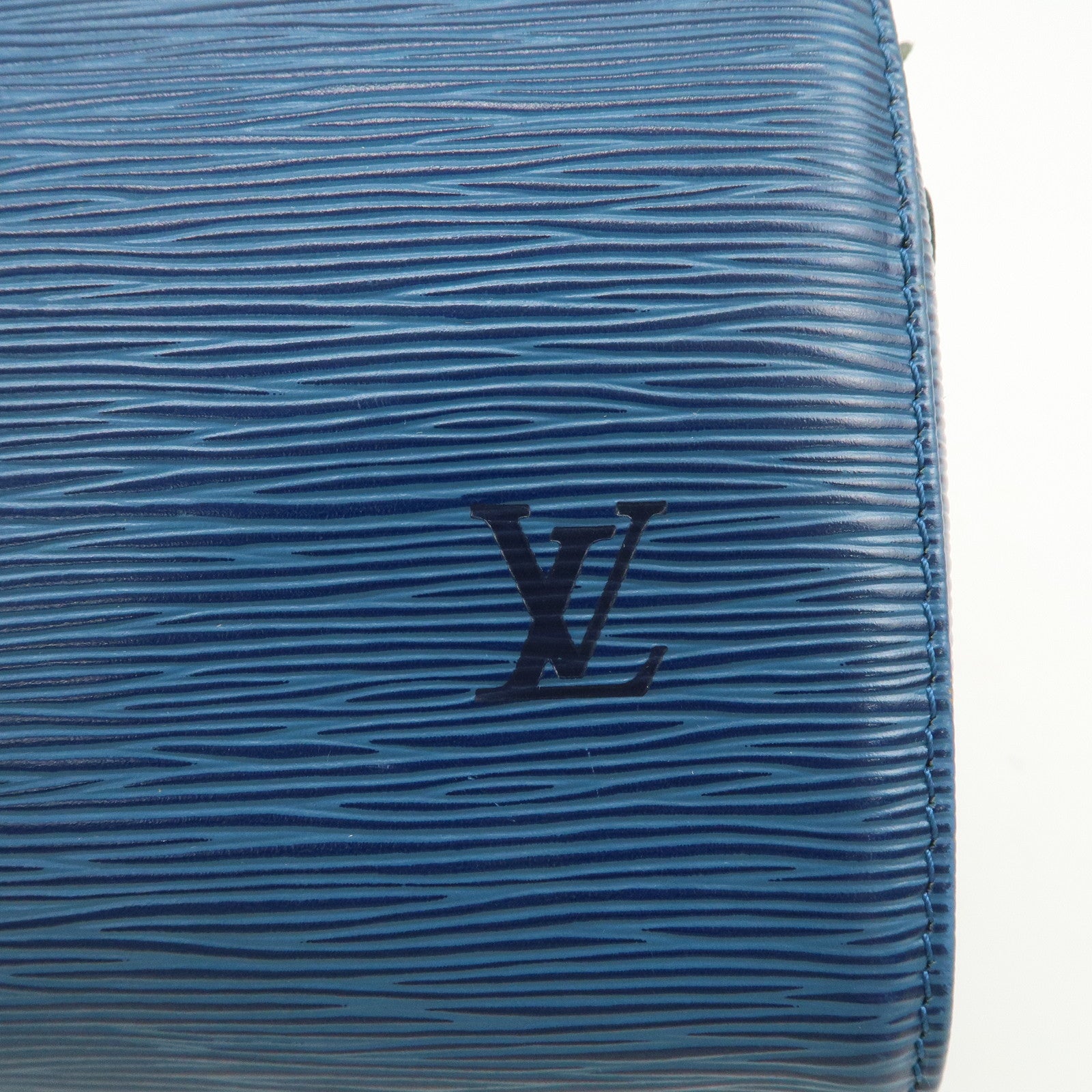 Louis Vuitton Epi Speedy 25 Hand Bag Boston Bag Toledo Blue M43015