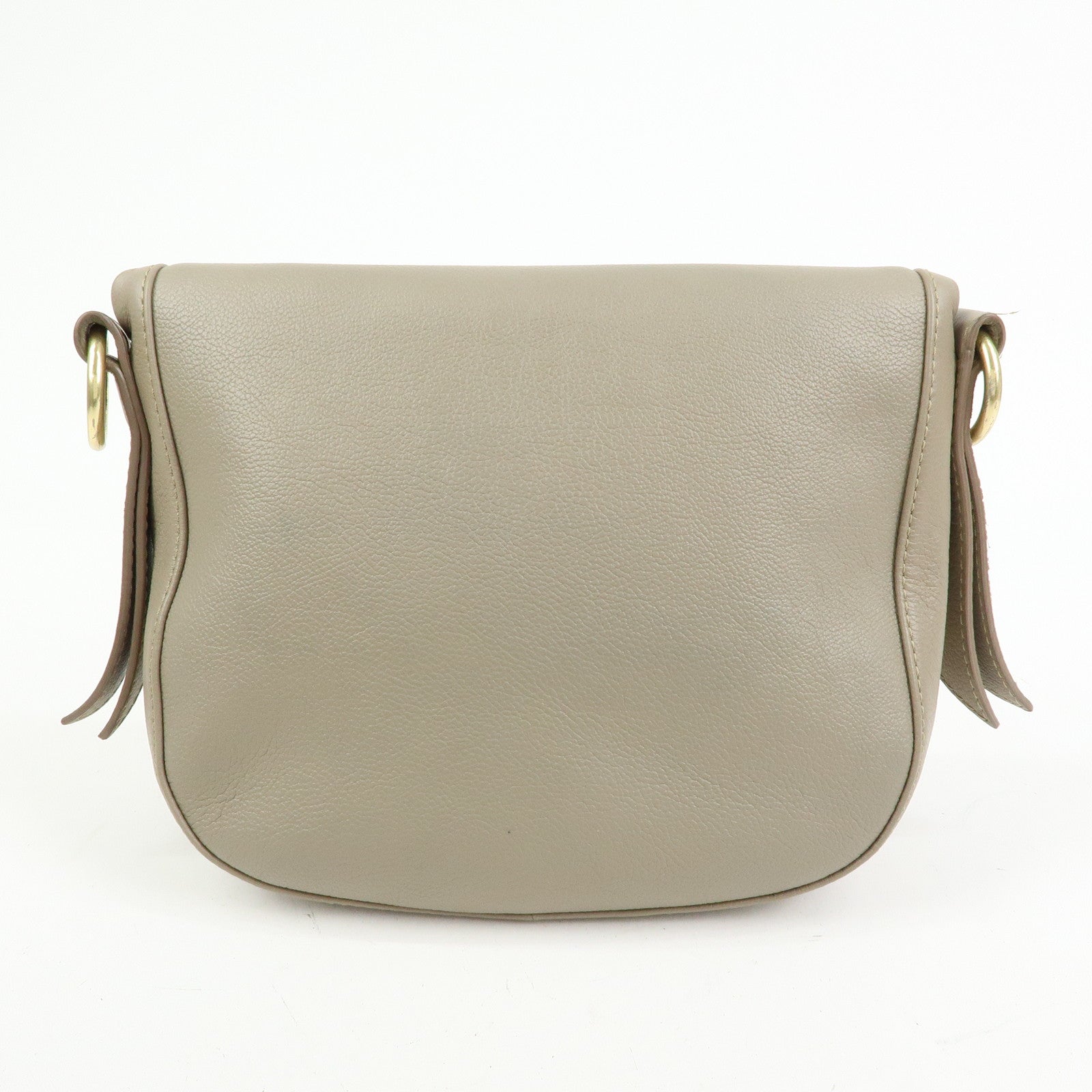 Chloe See by Chloe Joan Leather 2Way Bag Shoulder Hand Bag Gray