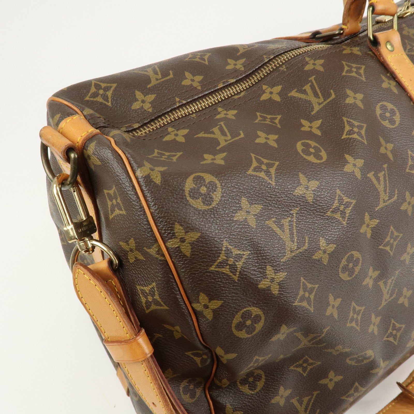 Louis Vuitton Monogram Keep All Bandouliere 60 Boston Bag M41412