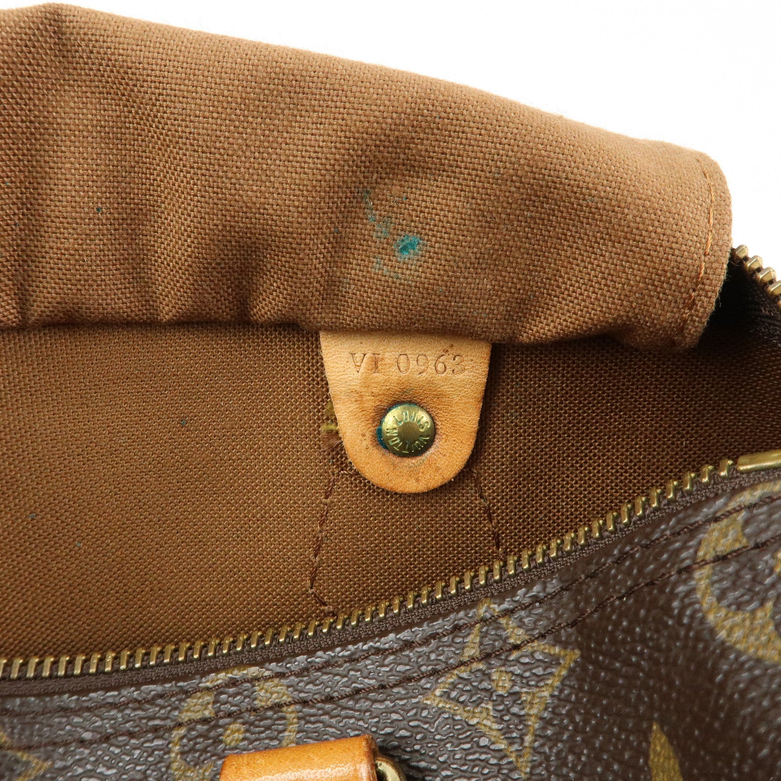 Louis Vuitton Monogram Speedy 25 Boston Bag Hand Bag Brown M41528