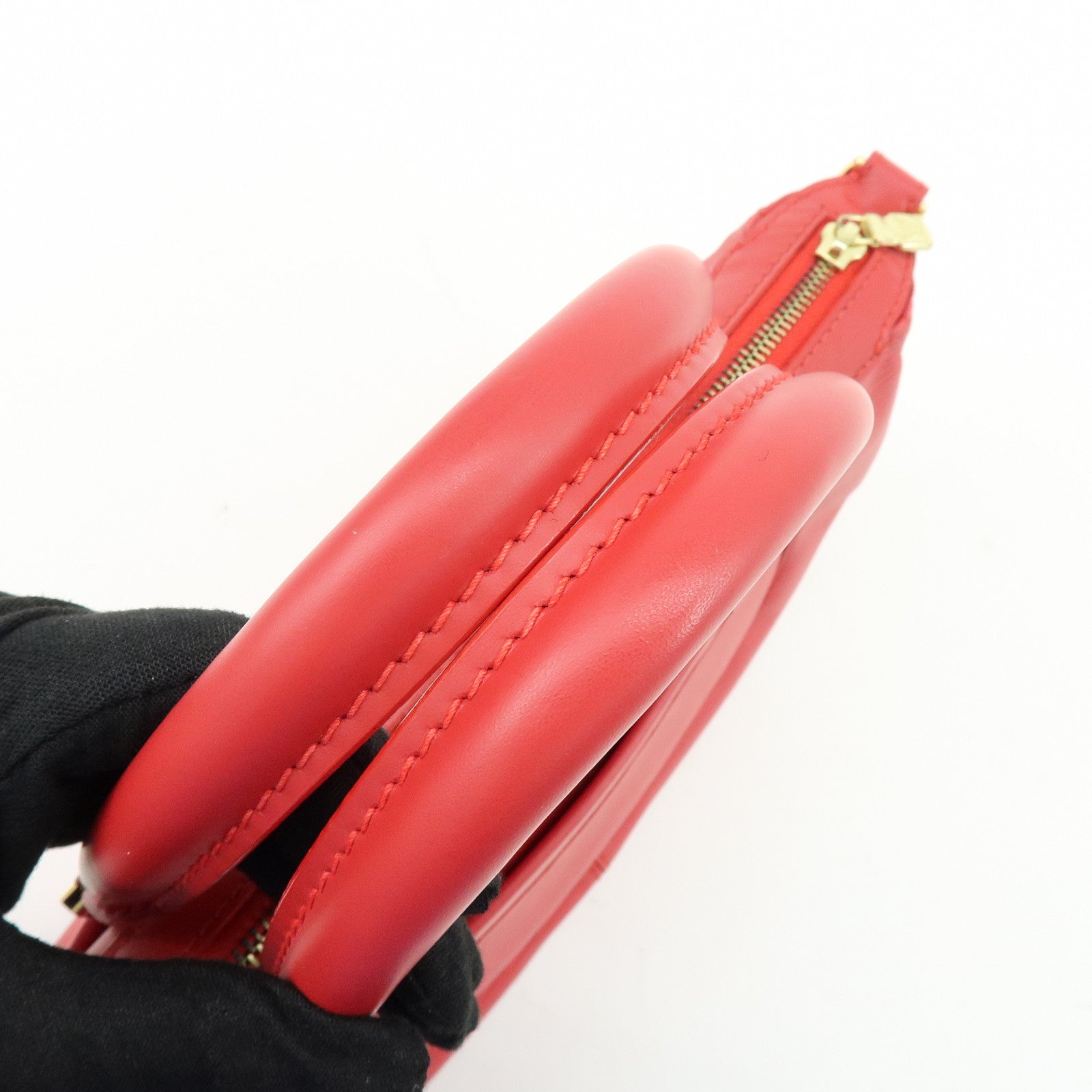 Louis Vuitton Epi Danoura PM Hand Bag Red M5891E