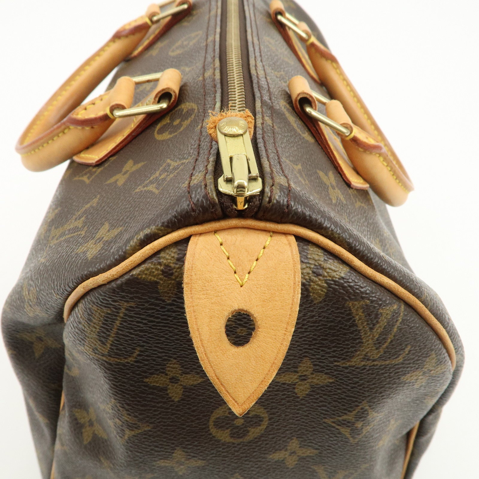Louis Vuitton Monogram Speedy 30 Boston Bag Hand Bag Brown M41526