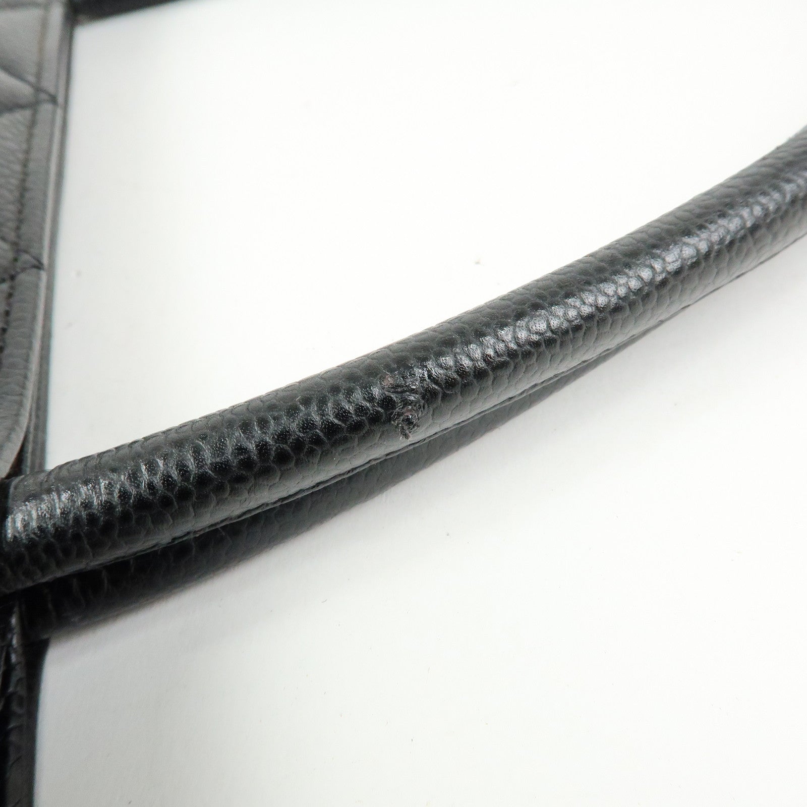 CHANEL Matelasse COCO Mark Caviarskin Medallion Tote Bag A01804