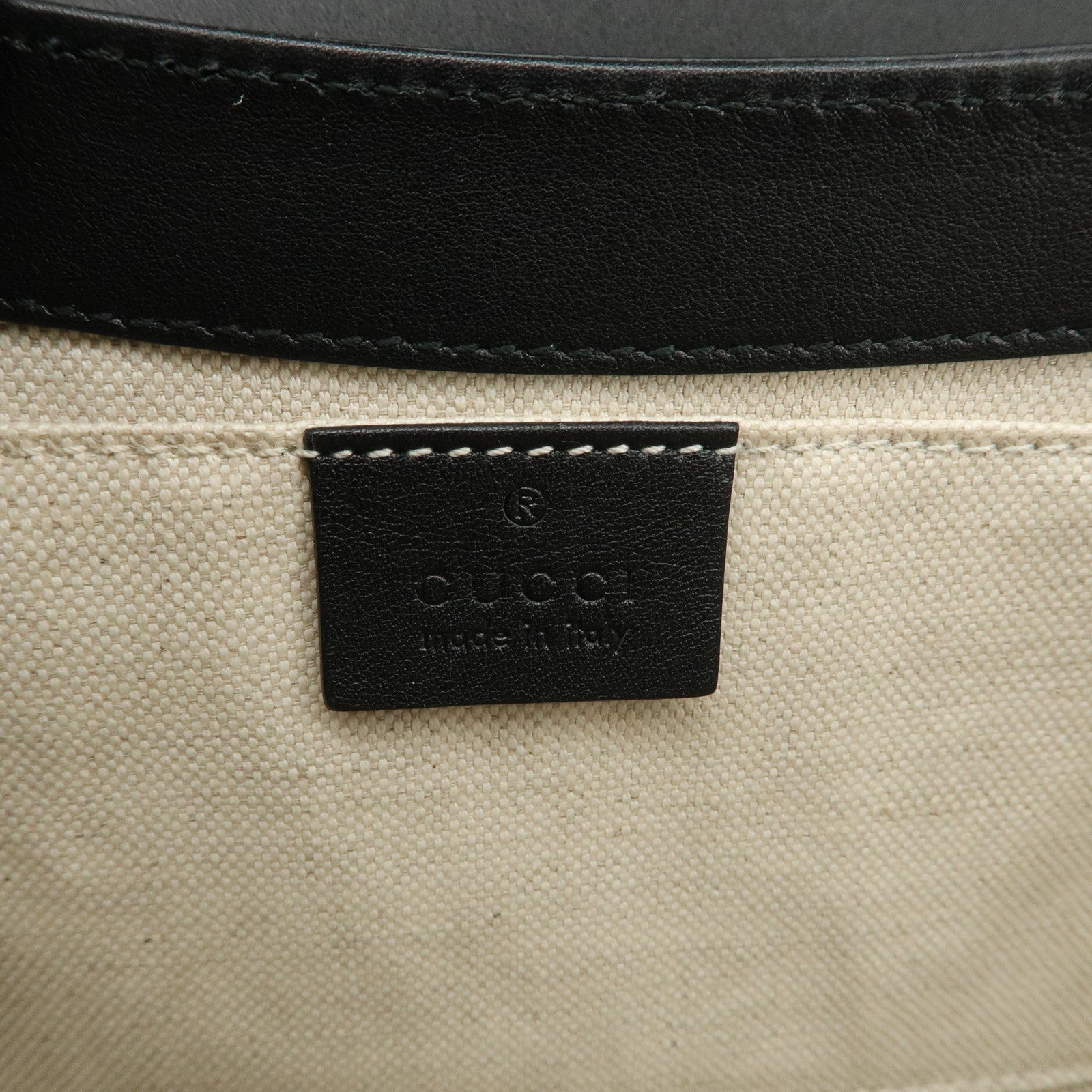 GUCCI Horsebit Guccissima Emily Leather Chain Shoulder Bag 295402 Used