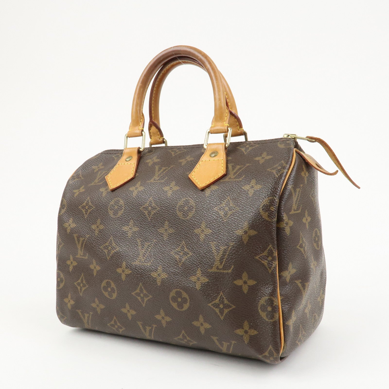 Louis Vuitton Monogram Speedy 25 Boston Bag Hand Bag Brown M41528