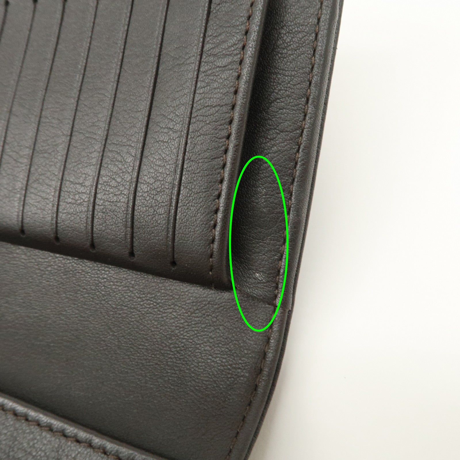 Louis Vuitton Monogram Mahina Leather Portefeuille Wallet M95968 Used