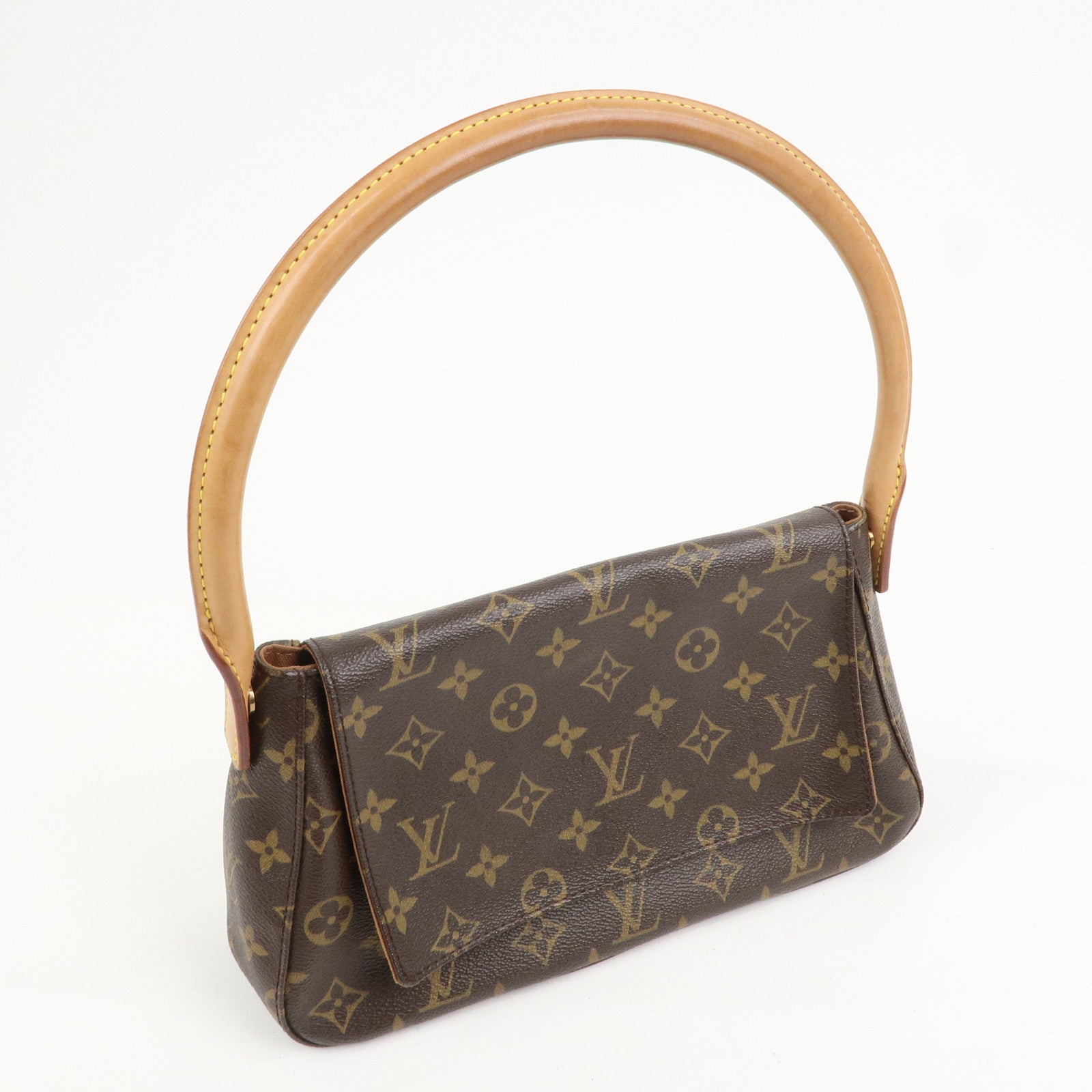 Louis Vuitton Monogram Mini Looping Shoulder Bag Brown M51147
