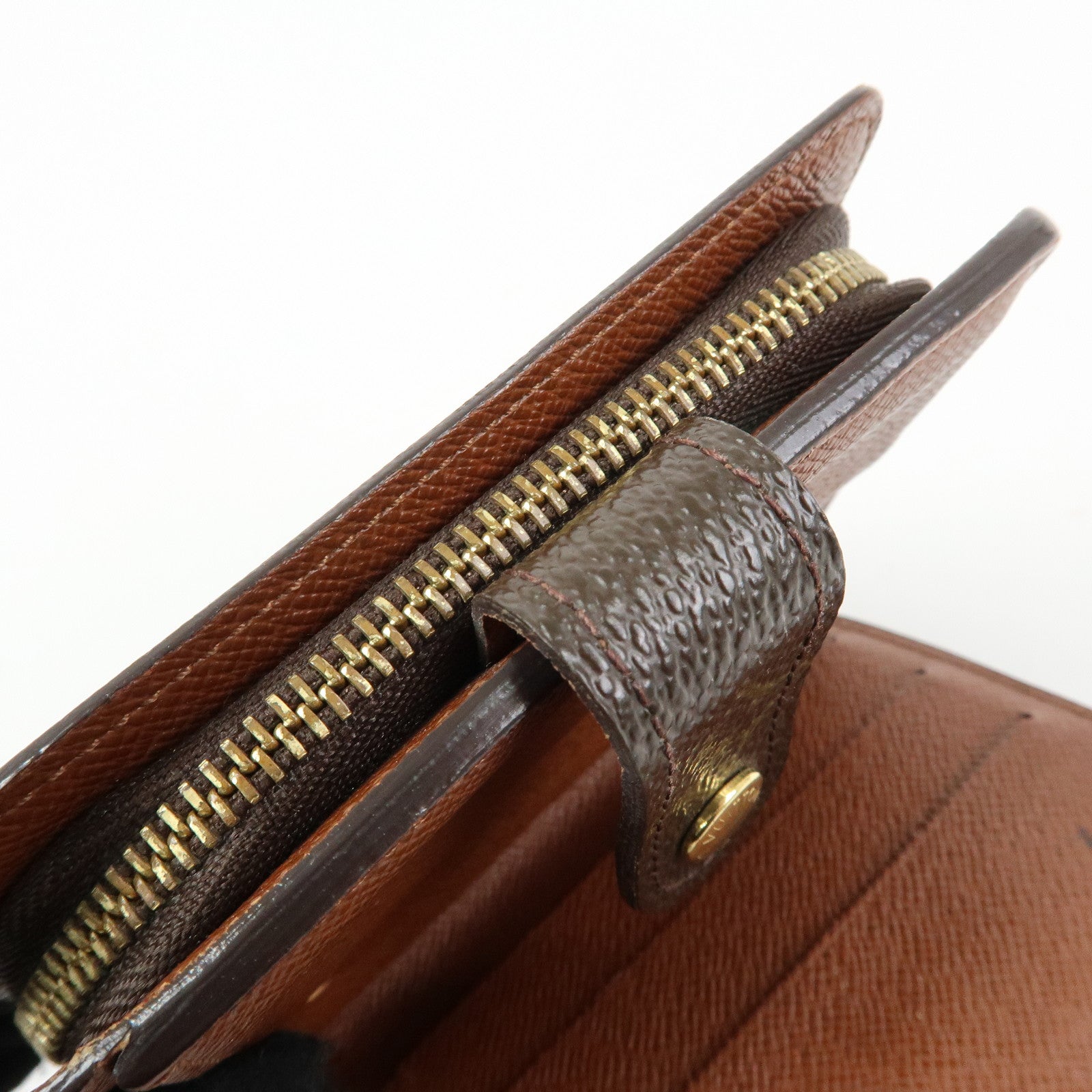 Louis Vuitton Monogram Compact Zippy Bi-fold Wallet Brown M61667