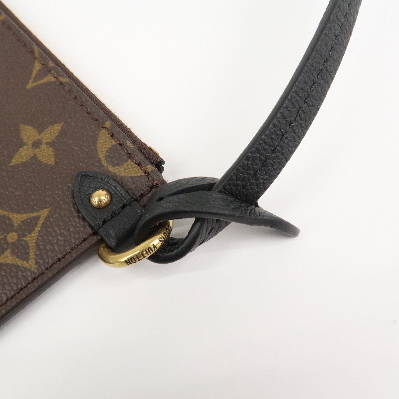 Louis Vuitton Monogram Canvas Leather Pouch for Low Key Hobo MM