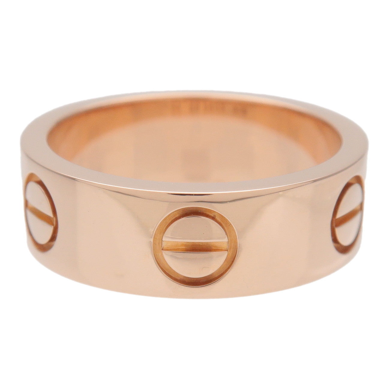Cartier Love Ring #47 750PG Rose Gold US4-4.5 EU47 HK9