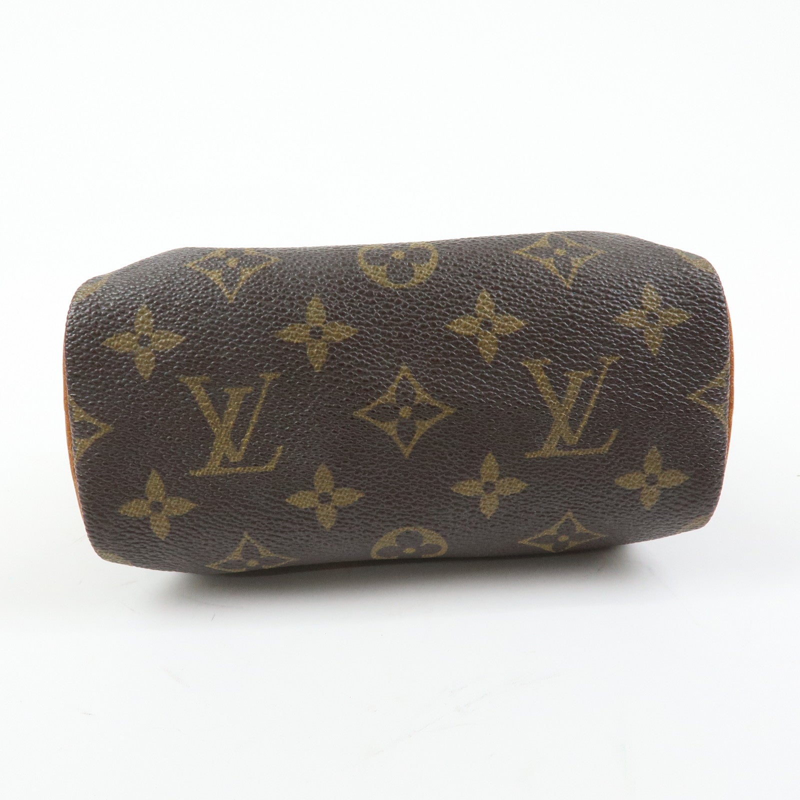 Louis Vuitton Monogram Mini Speedy & Strap Hand Bag Brown M41534