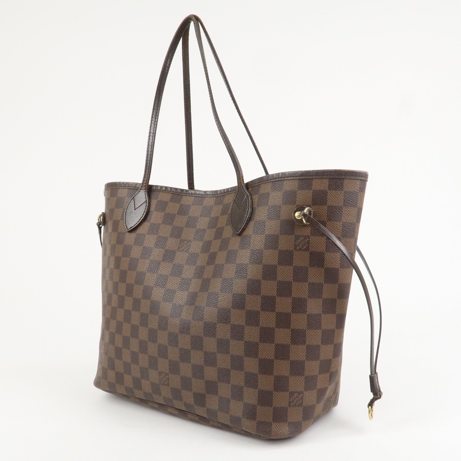 Louis Vuitton Damier Ebene Canvas Neverfull MM Tote Bag N51105