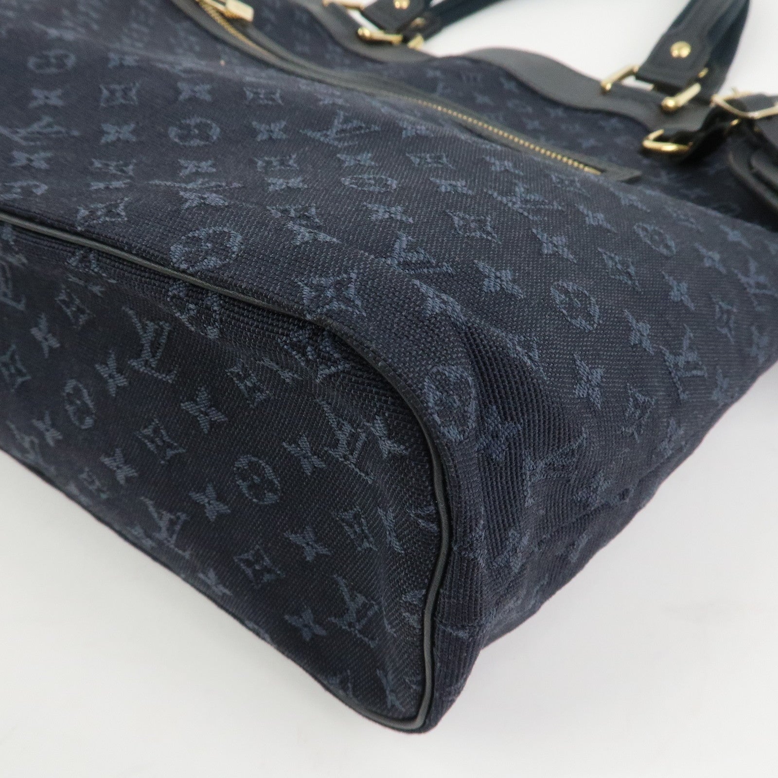 Louis Vuitton Monogram Mini Canvas Lucille GM Tote Bag Blue M92679