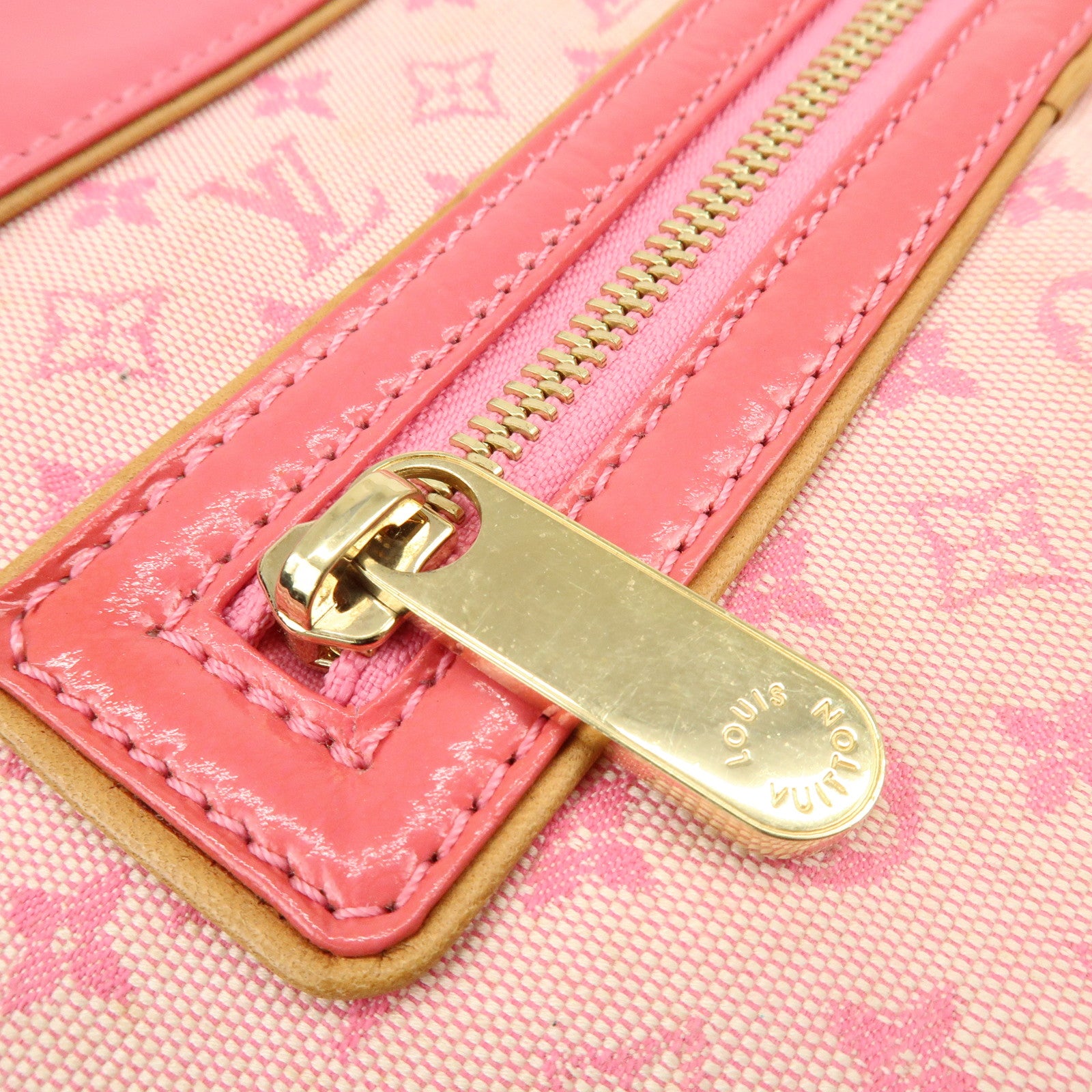 Louis Vuitton Monogram Mini Sac Catherine Hand Bag Pink M92930
