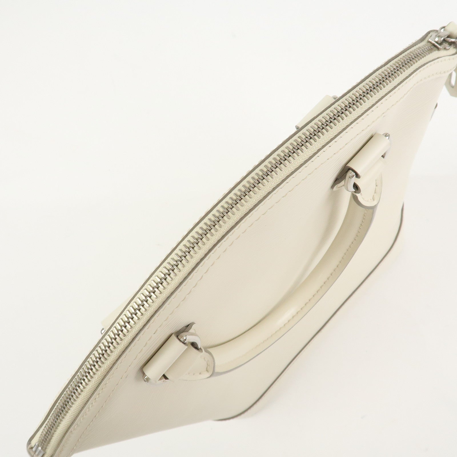 Louis Vuitton Epi Lockit Hand Bag Tote Bag Ivoire White M4229J
