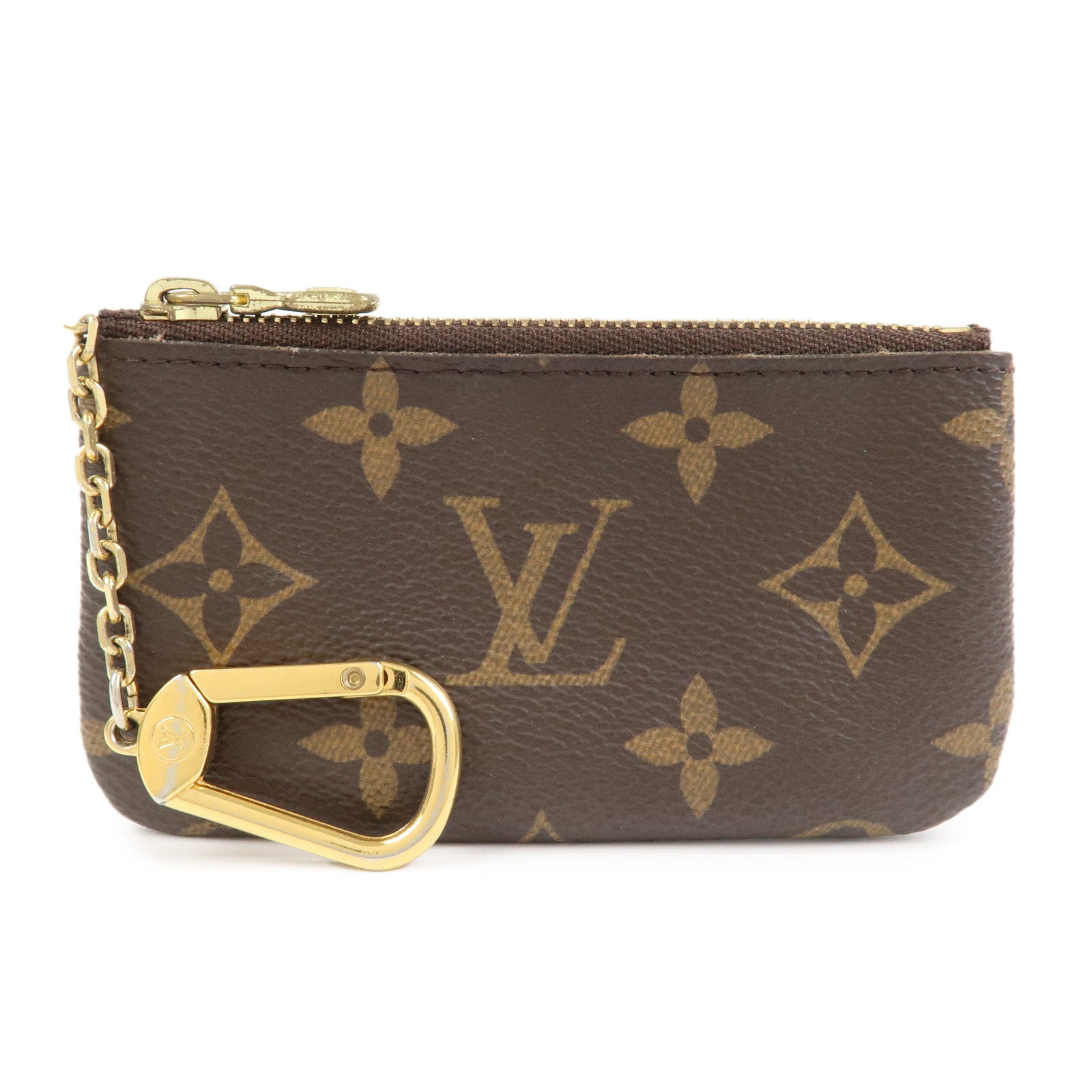 Louis Vuitton Monogram Pochette Cles Coin Case Key Case M62650