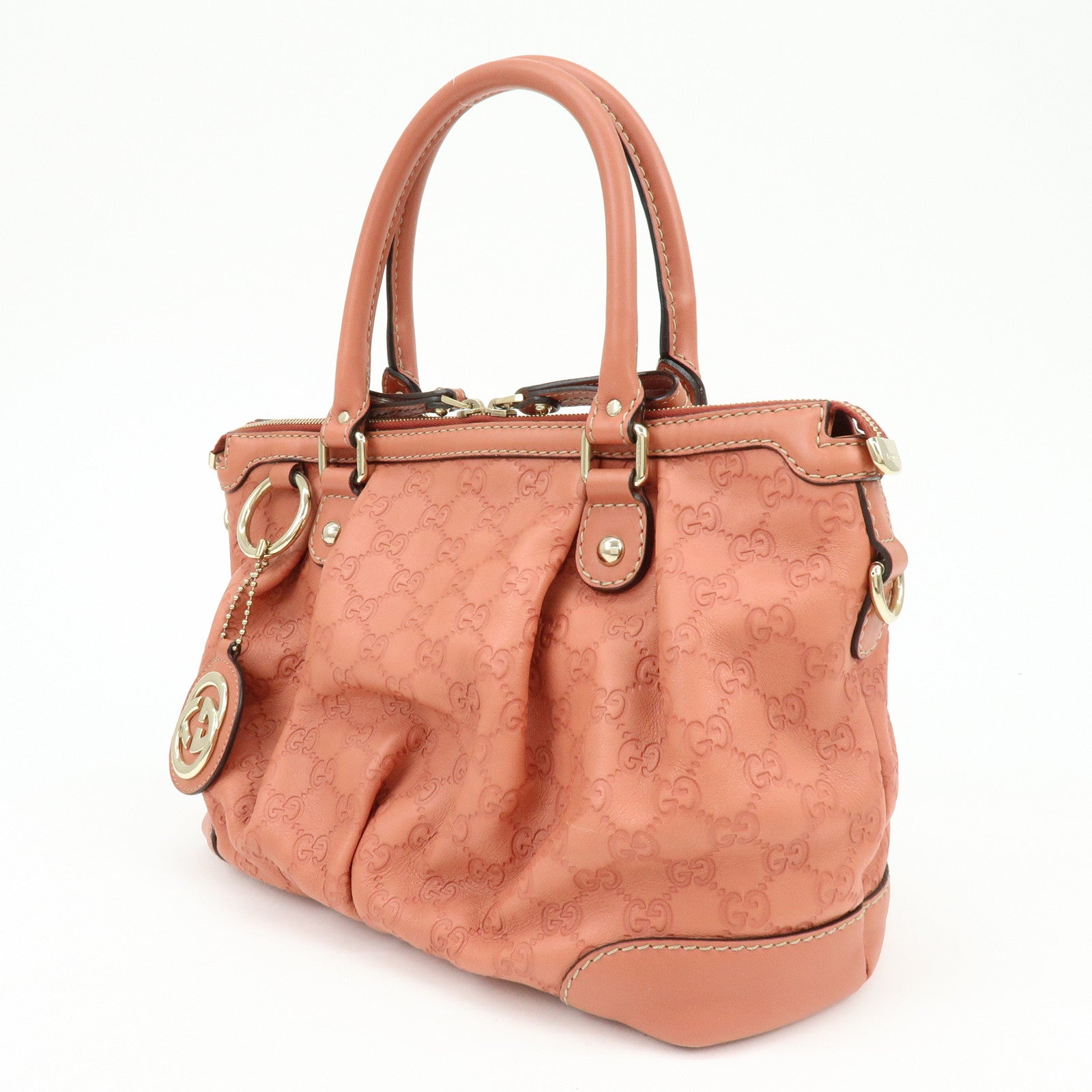 GUCCI Interlocking G Guccissima Leather 2Way Shoulder Bag 247902